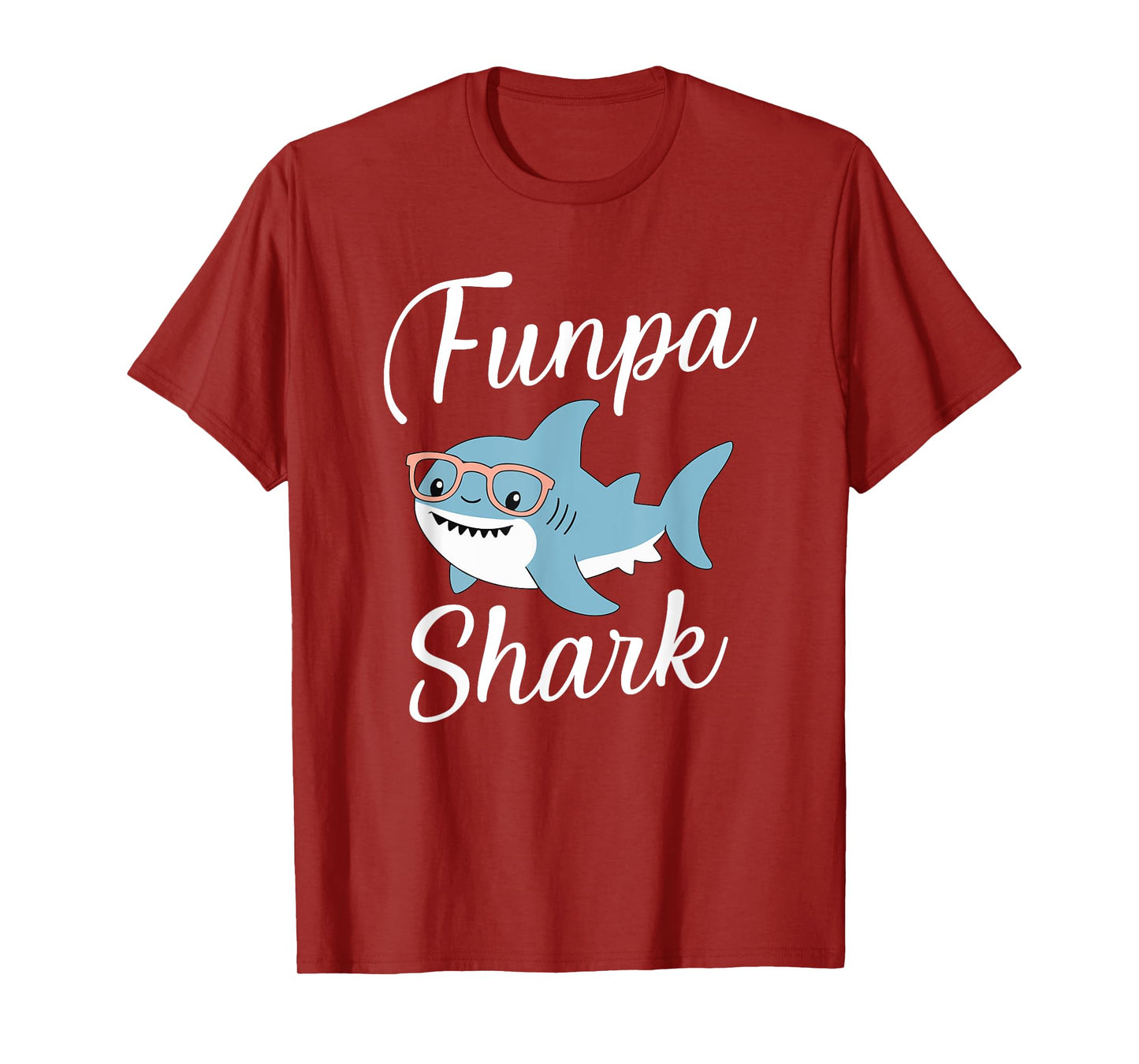 Funpa Shark Funny Matching Family Grandpa T-Shirt