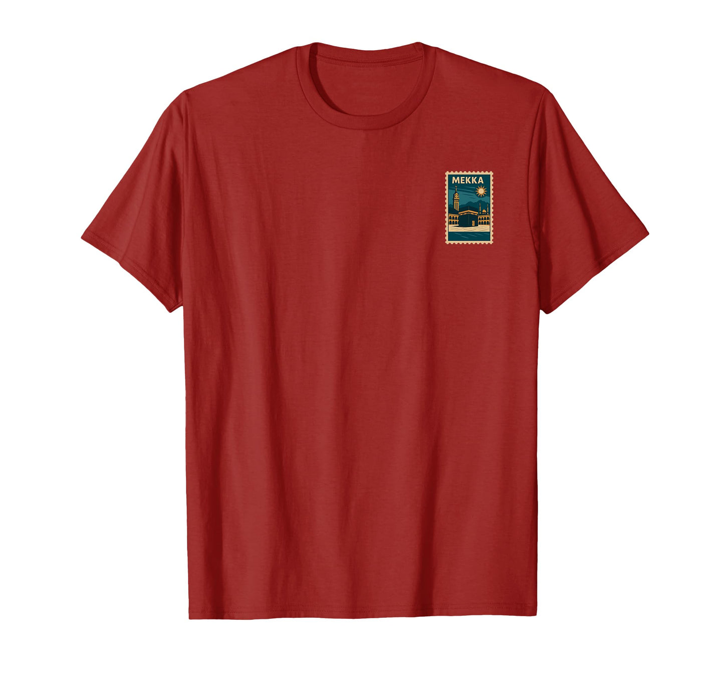 Mecca Vintage Travel Poster Islamic Kaaba Hajj Umrah Muslim T-Shirt