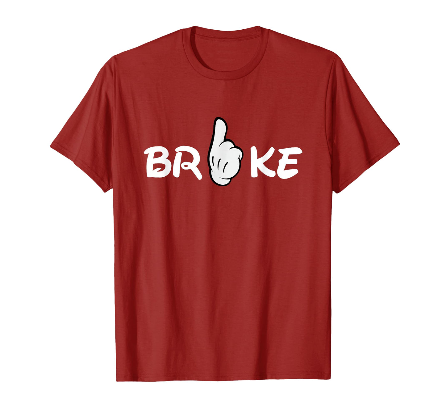 Broke Vacation Funny T- Shirt T-Shirt