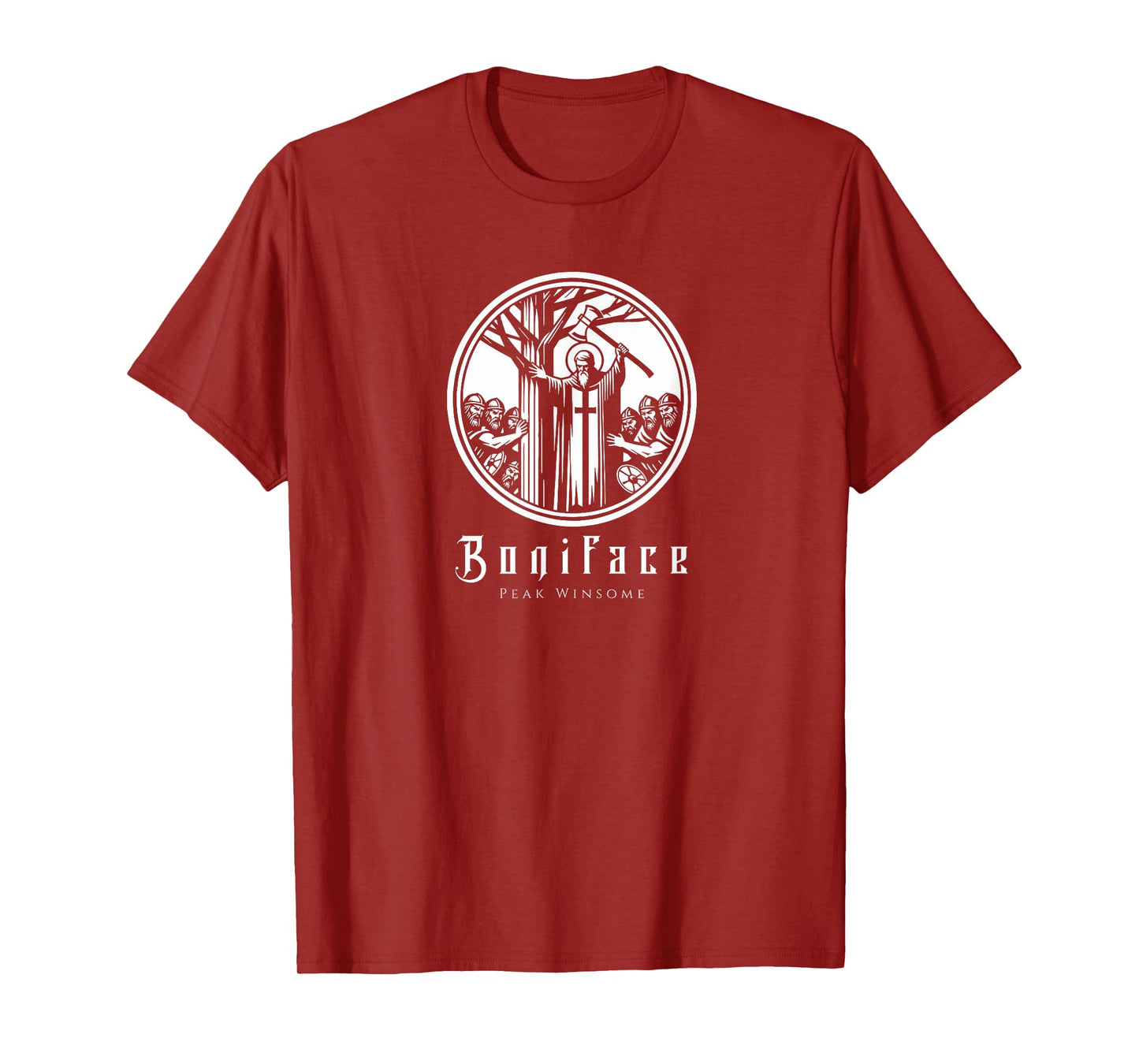 Saint Boniface | Peak Winsome Graphic Art| Christian Apparel T-Shirt