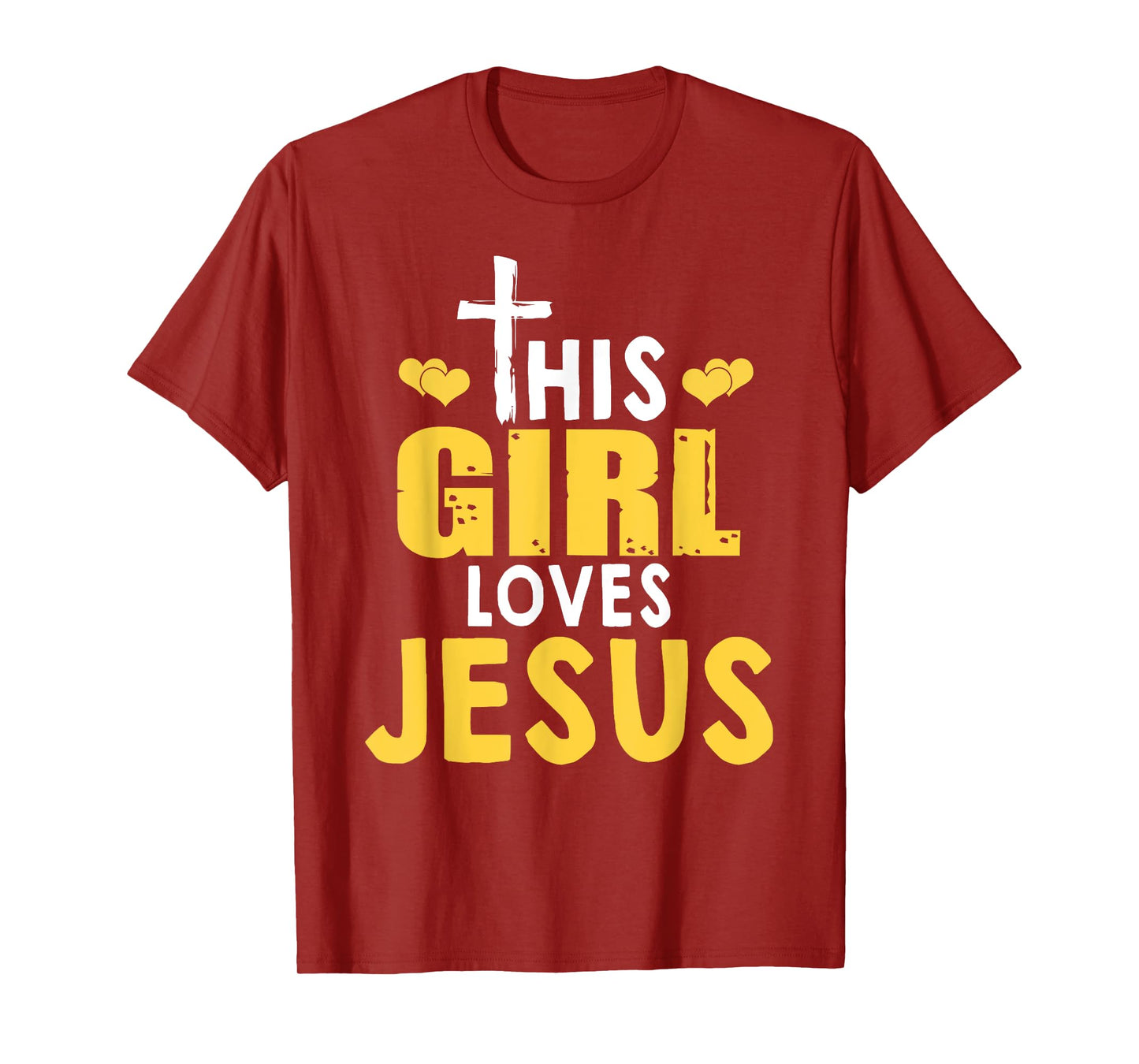 This Girl Loves Jesus Christians Women Faith in Christ T-Shirt