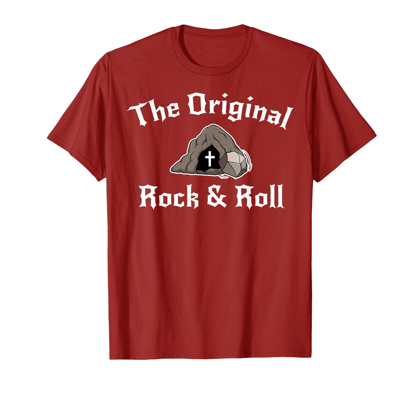 Rock And Roll Funny Easter Tomb Christian Original T-Shirt