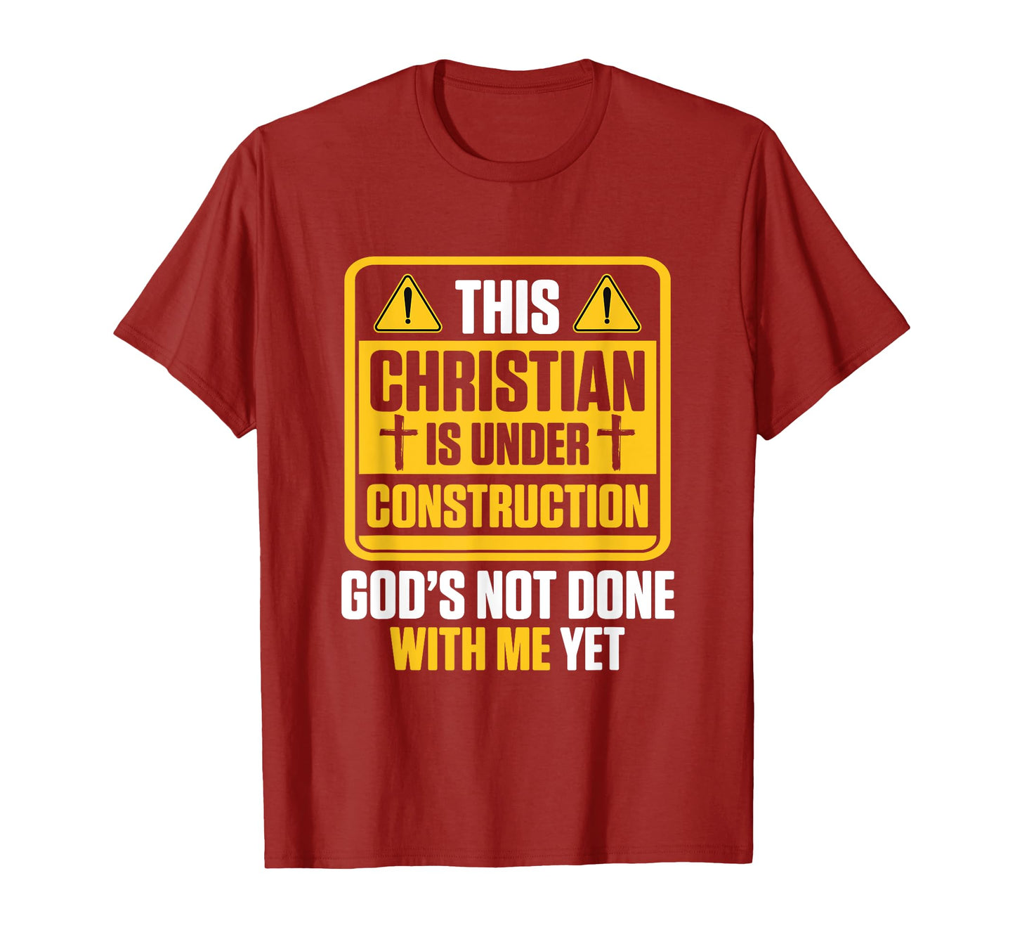 Christ in Arbeit Parrier Gott ist noch nicht fertig mit mir T-Shirt