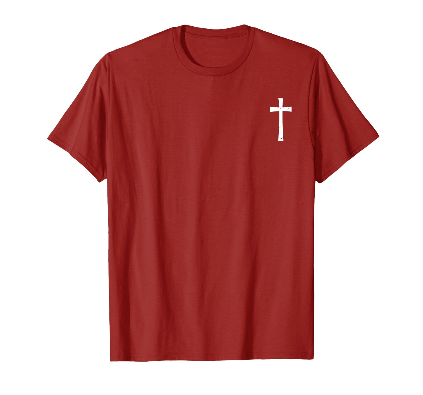 Jesus is King Christian Cross God Faith Bible Pray (2 Side) T-Shirt