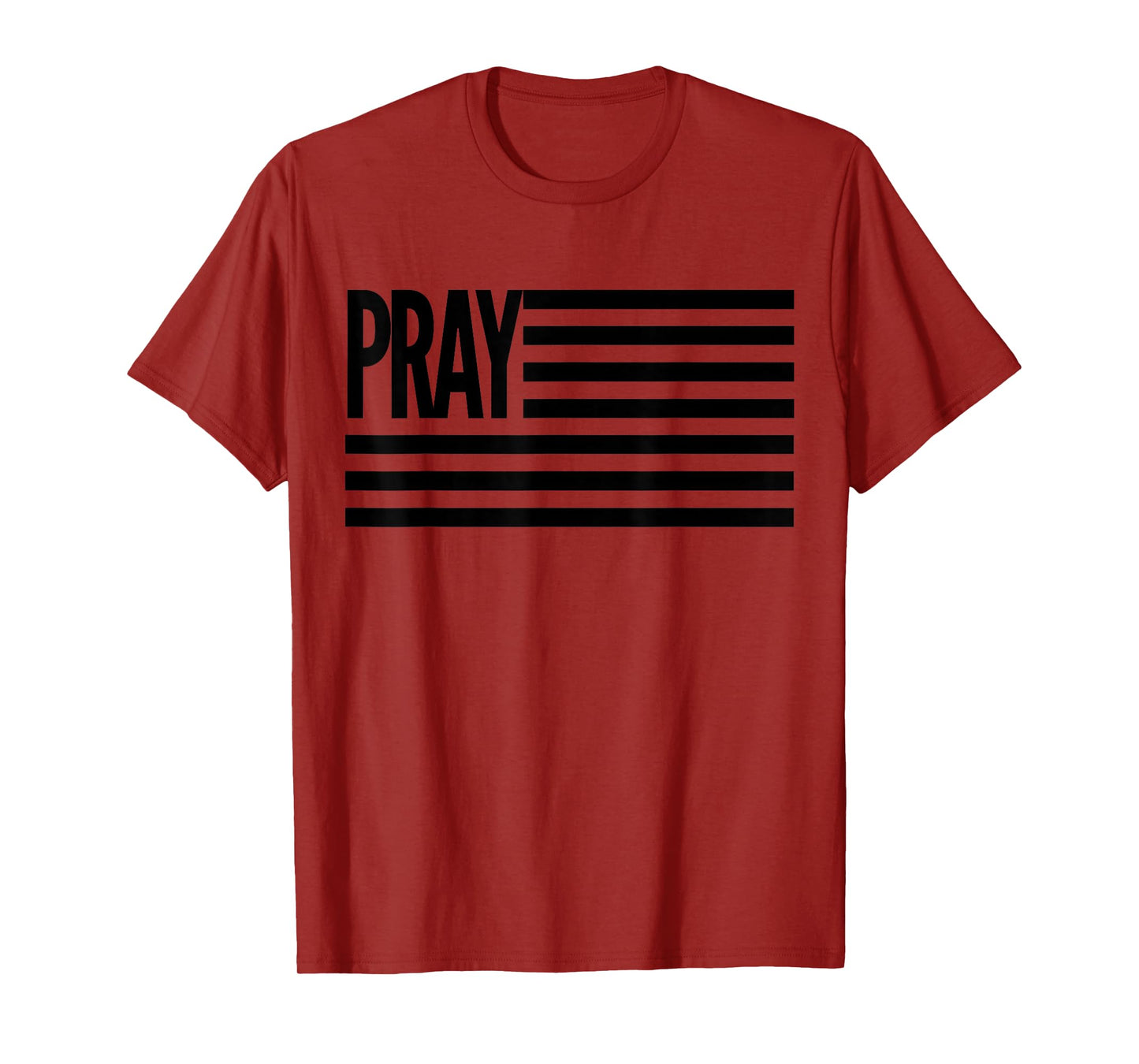 National Day of Prayer American Flag Patriotic Pray Design T-Shirt