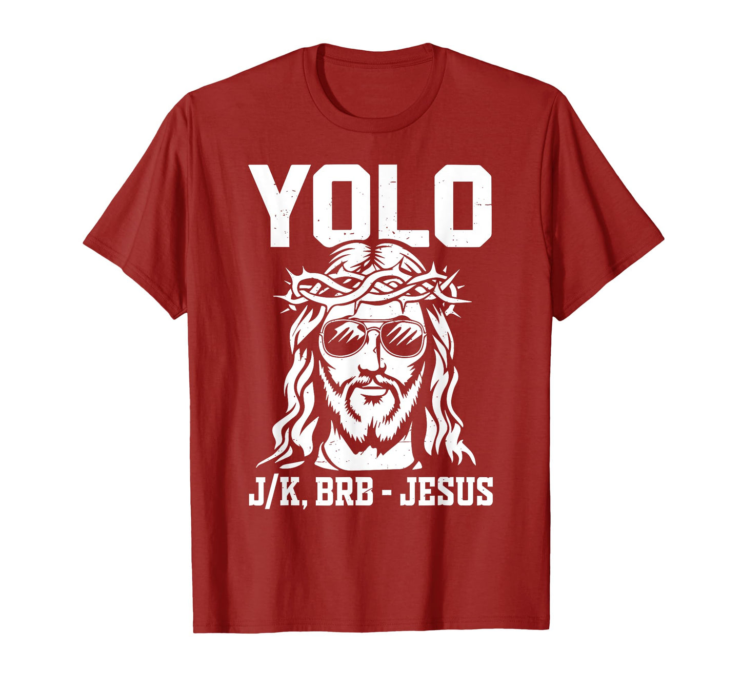 Toddler Yolo Lol Jk Brb Jesus Christian God Son Men Women T-Shirt