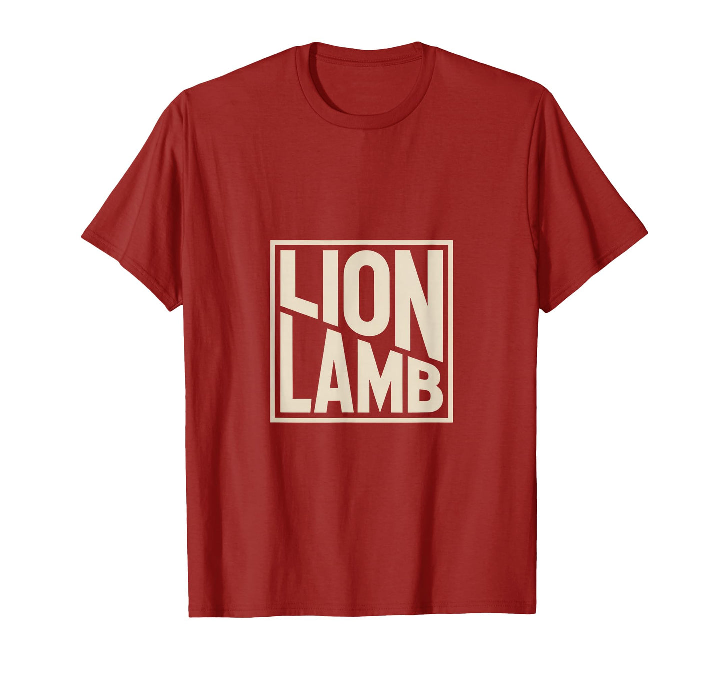 Christian Lion Lamb Faith Jesus Bible Verse T-Shirt