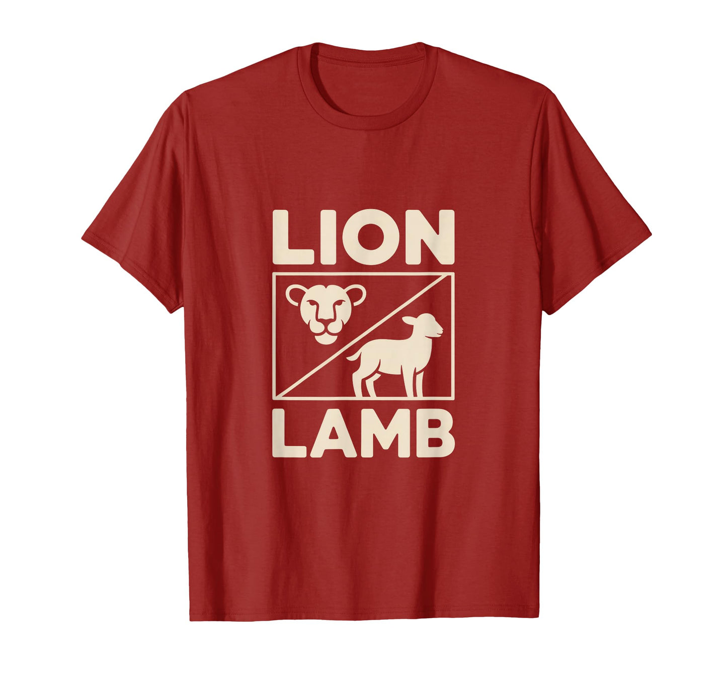 Christian Lion Lamb Jesus Lion of Judah Symbol T-Shirt