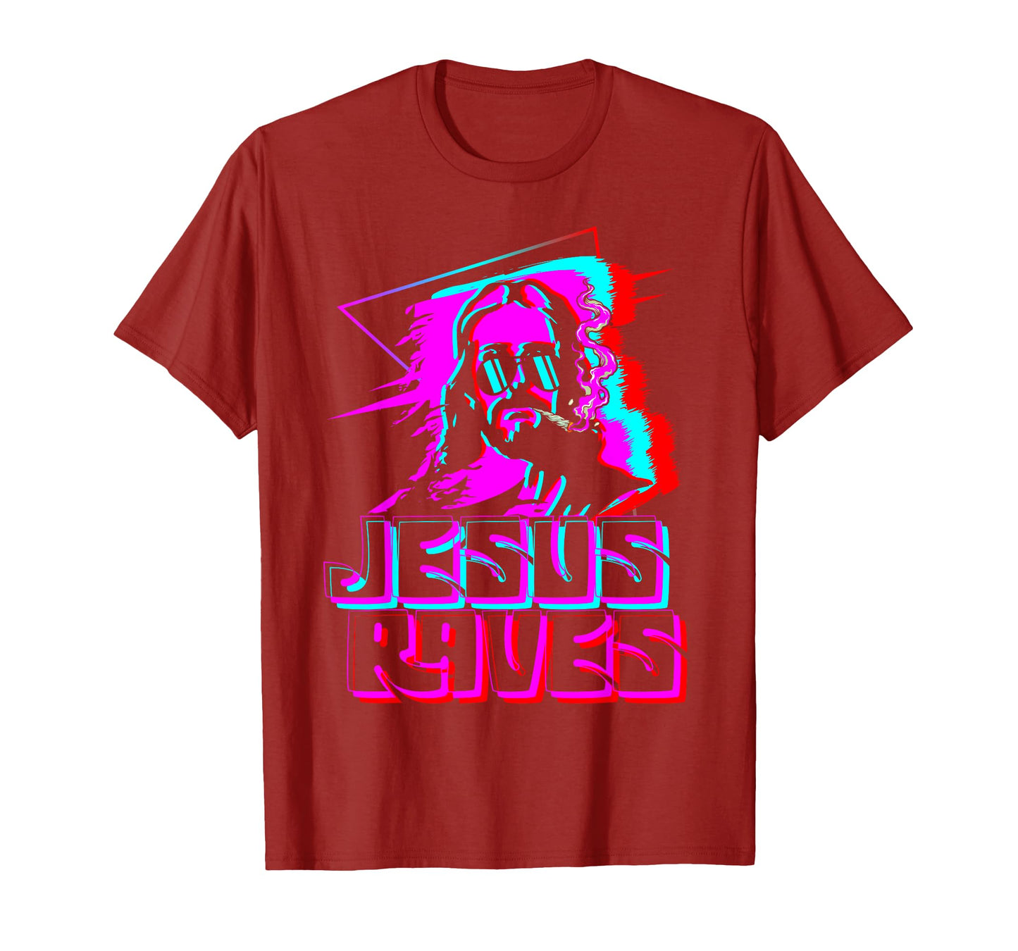 Jesus Raves House Music Techno Music Rave Party T-Shirt