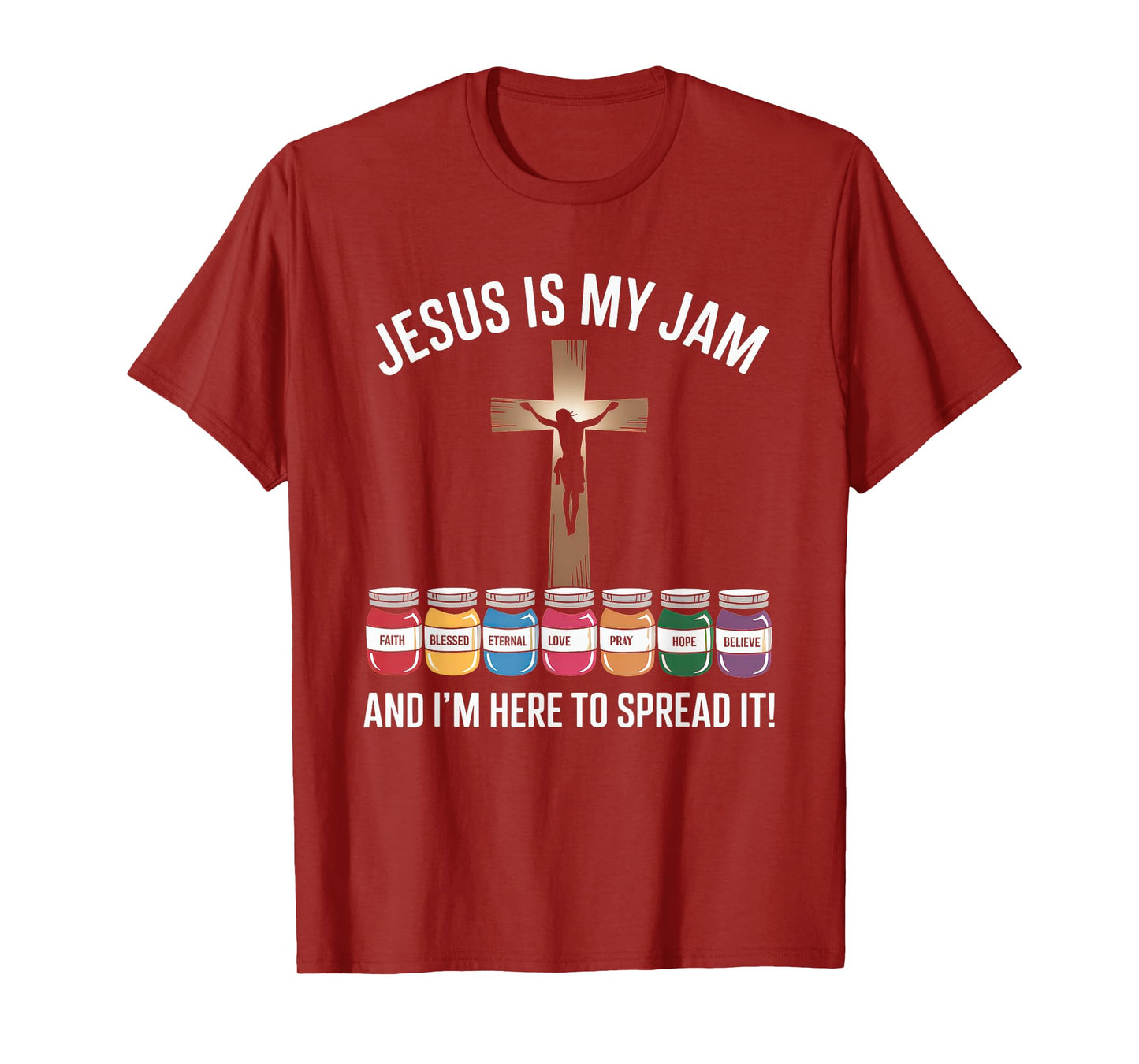 Jesus is My Jam Tshirt Men Women Christian Bible Verse T-Shirt