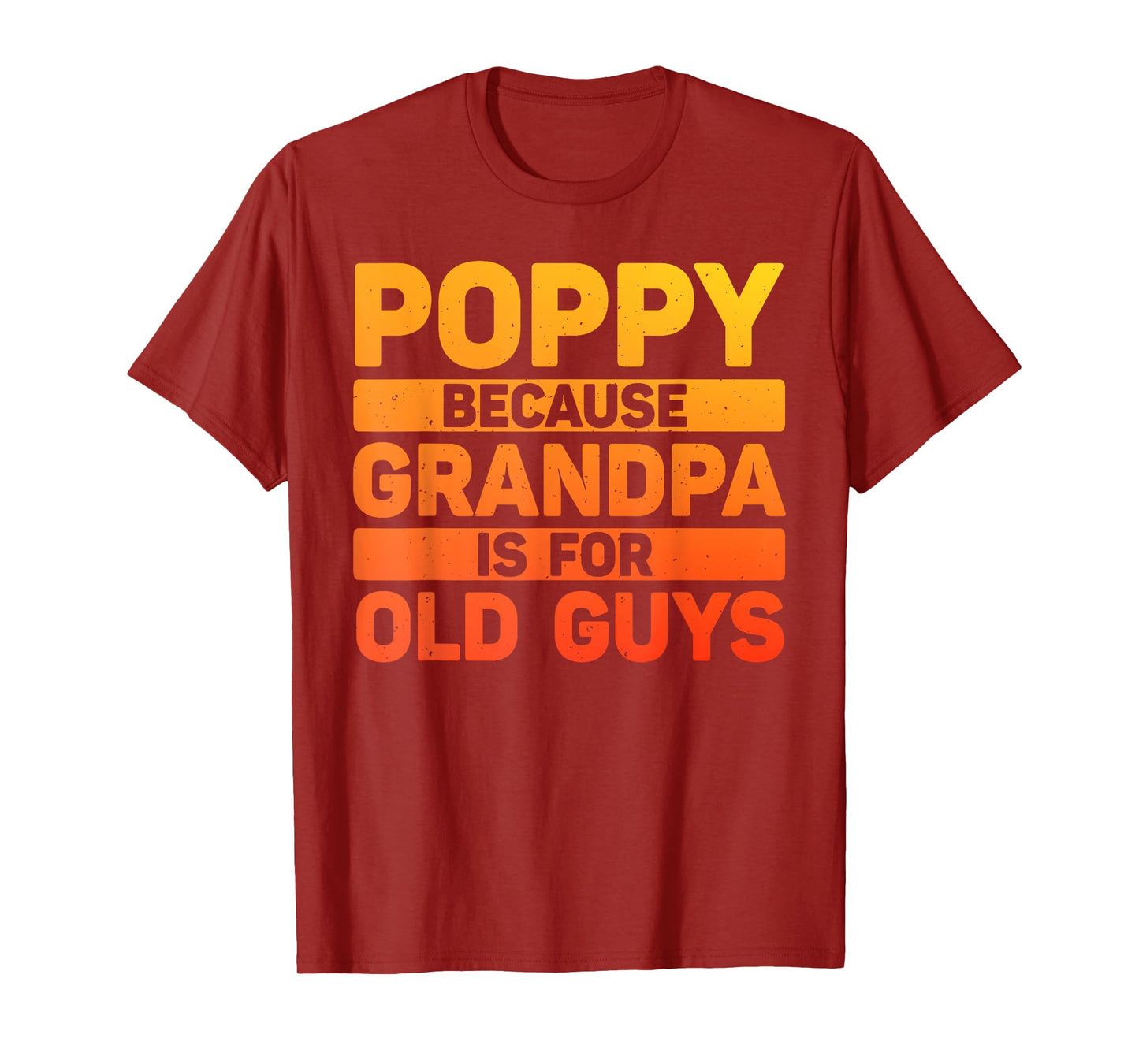 Poppy Design For Grandpa From Grandkids Father's Day Poppy T-Shirt