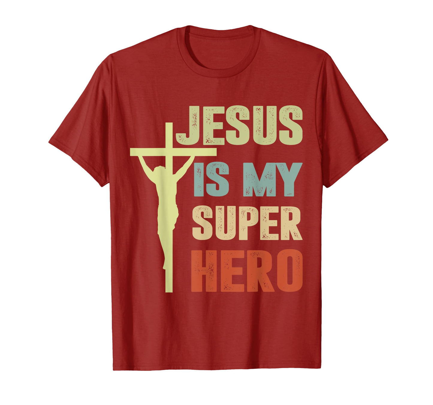 Toddler Jesus is My Superhero Christian God Son Brother Kids T-Shirt