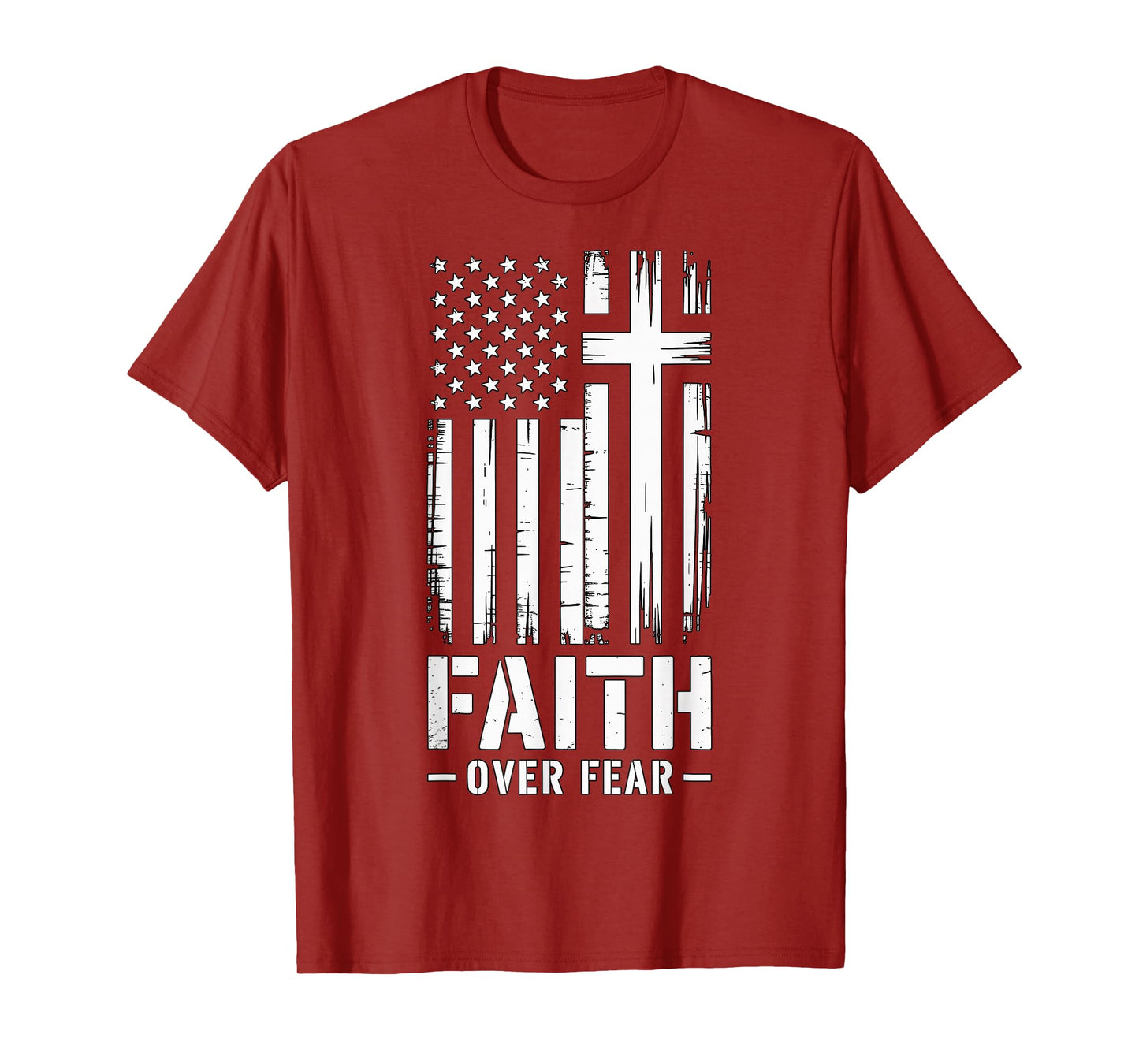 Faith Over Fear Christian T-Shirt