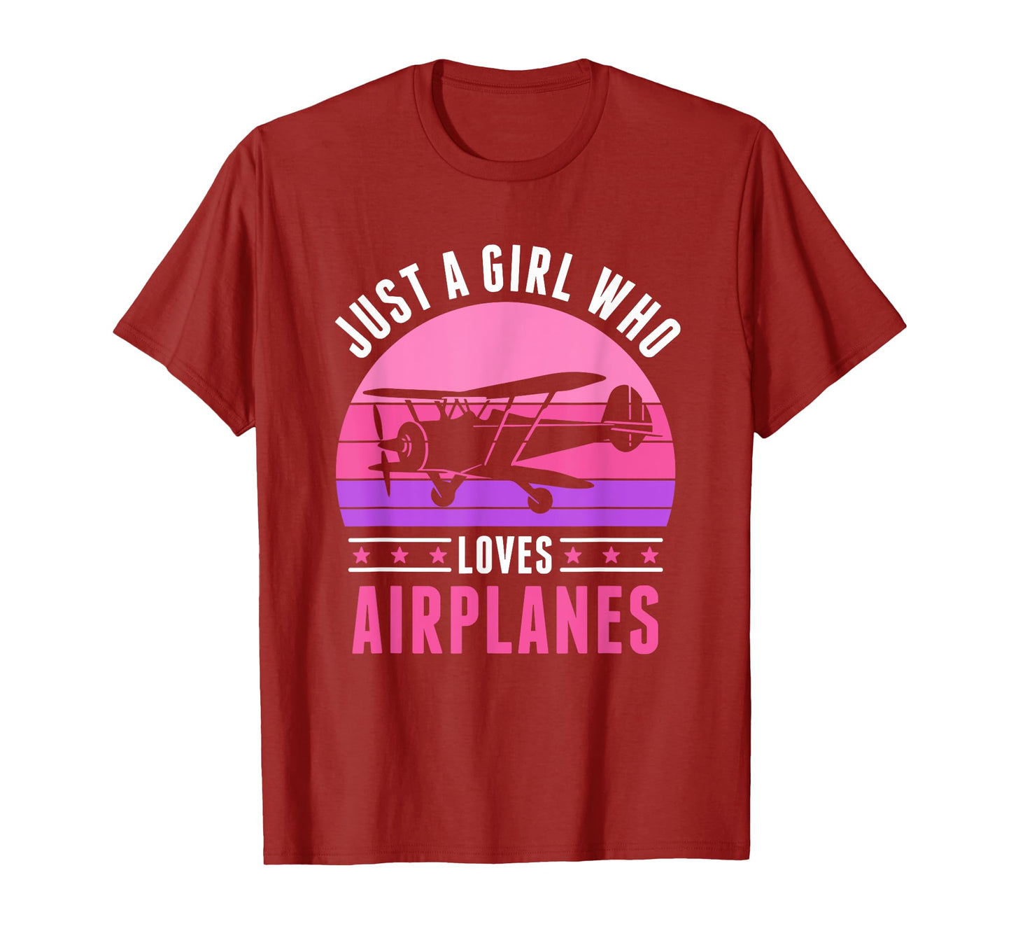 Just a Girl who Loves Airplanes Women T-Shirt