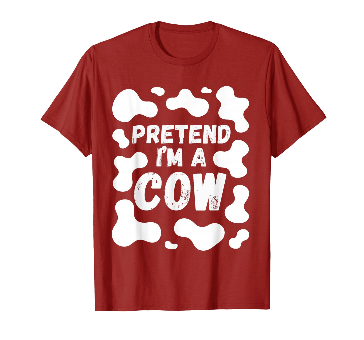 Pretend I'm a Cow Funny Halloween T-Shirt