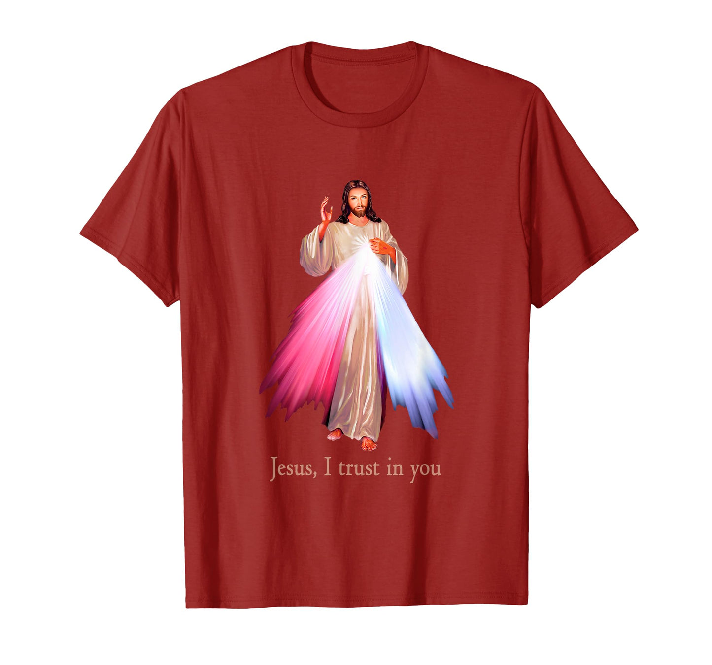 Divine Mercy Jesus I trust in You FRONT AND BACK T-Shirt