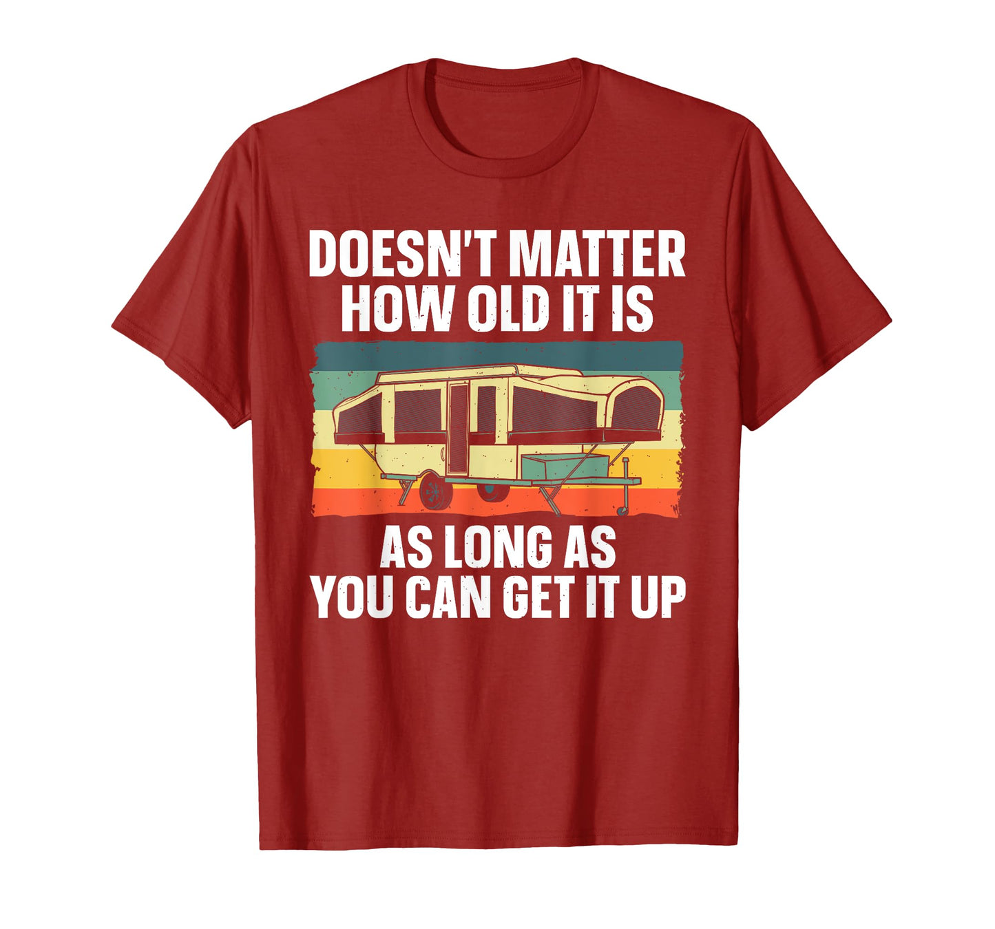 Best Pop Up Camper Art for Men Women Pop Up Trailer Camping T-Shirt