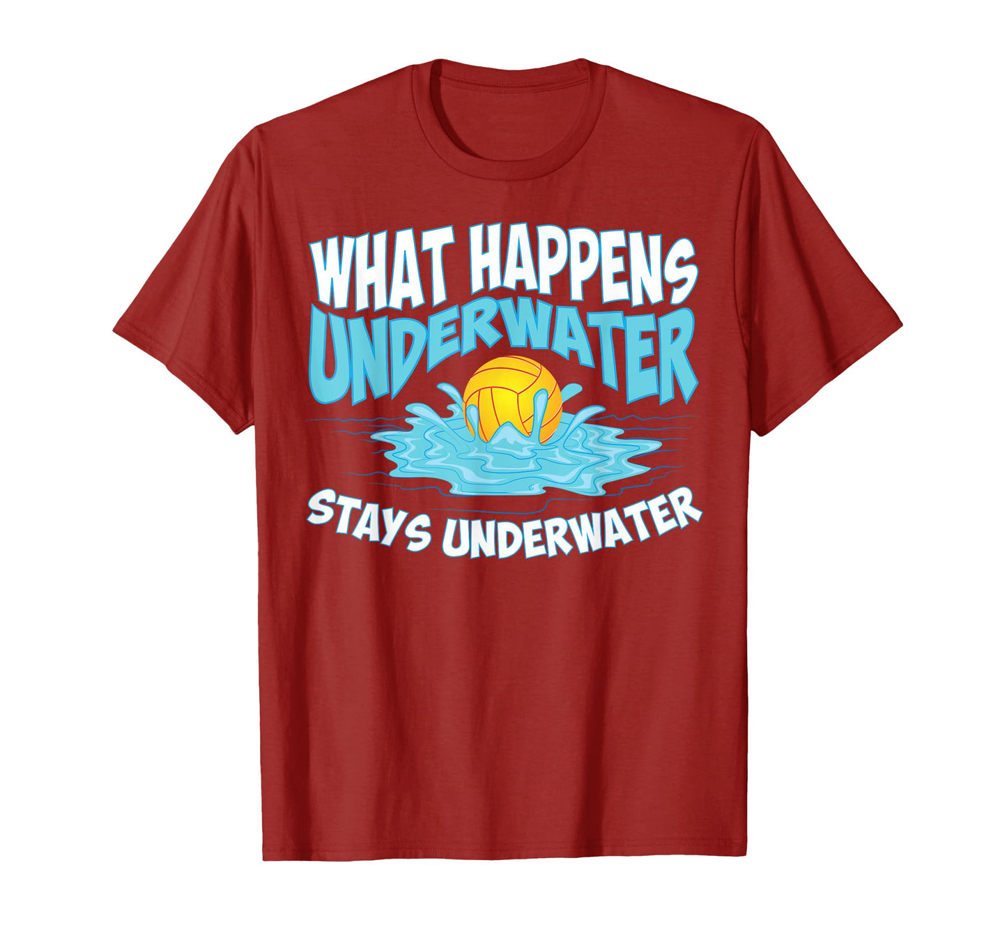 Funny Water Polo Art For Men Women Boys Water Polo Player T-Shirt