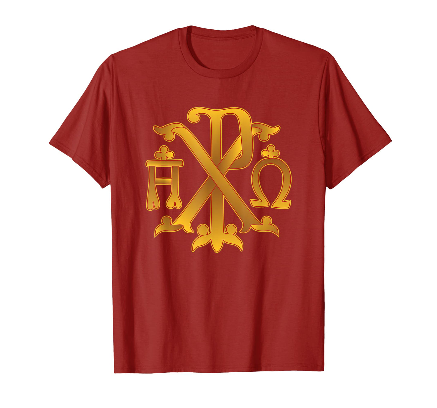 Christian symbol Chi-Rho and the alpha omega T-Shirt