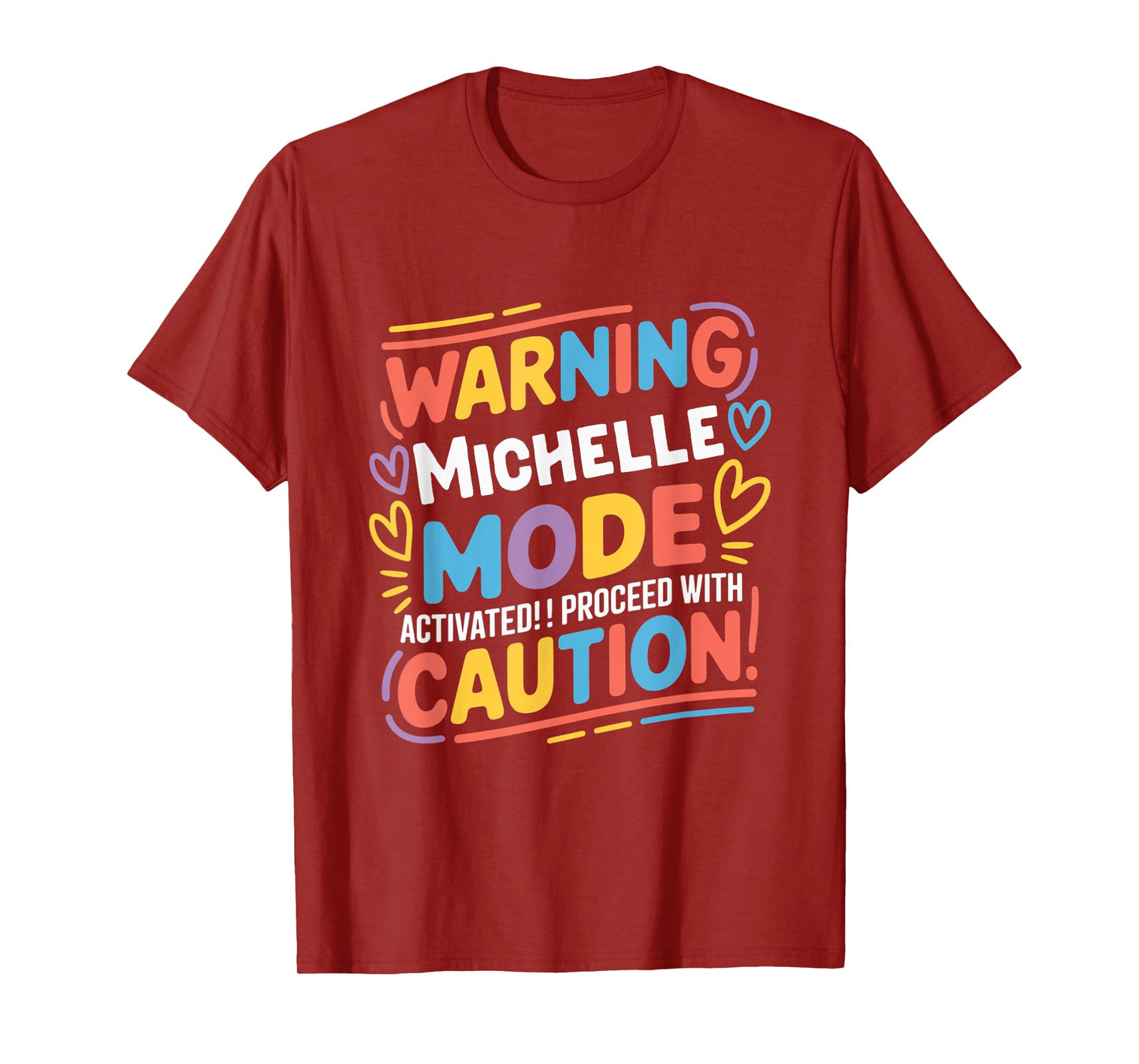 MICHELLE Personalized Name Cute Custom Michelle Name T-Shirt