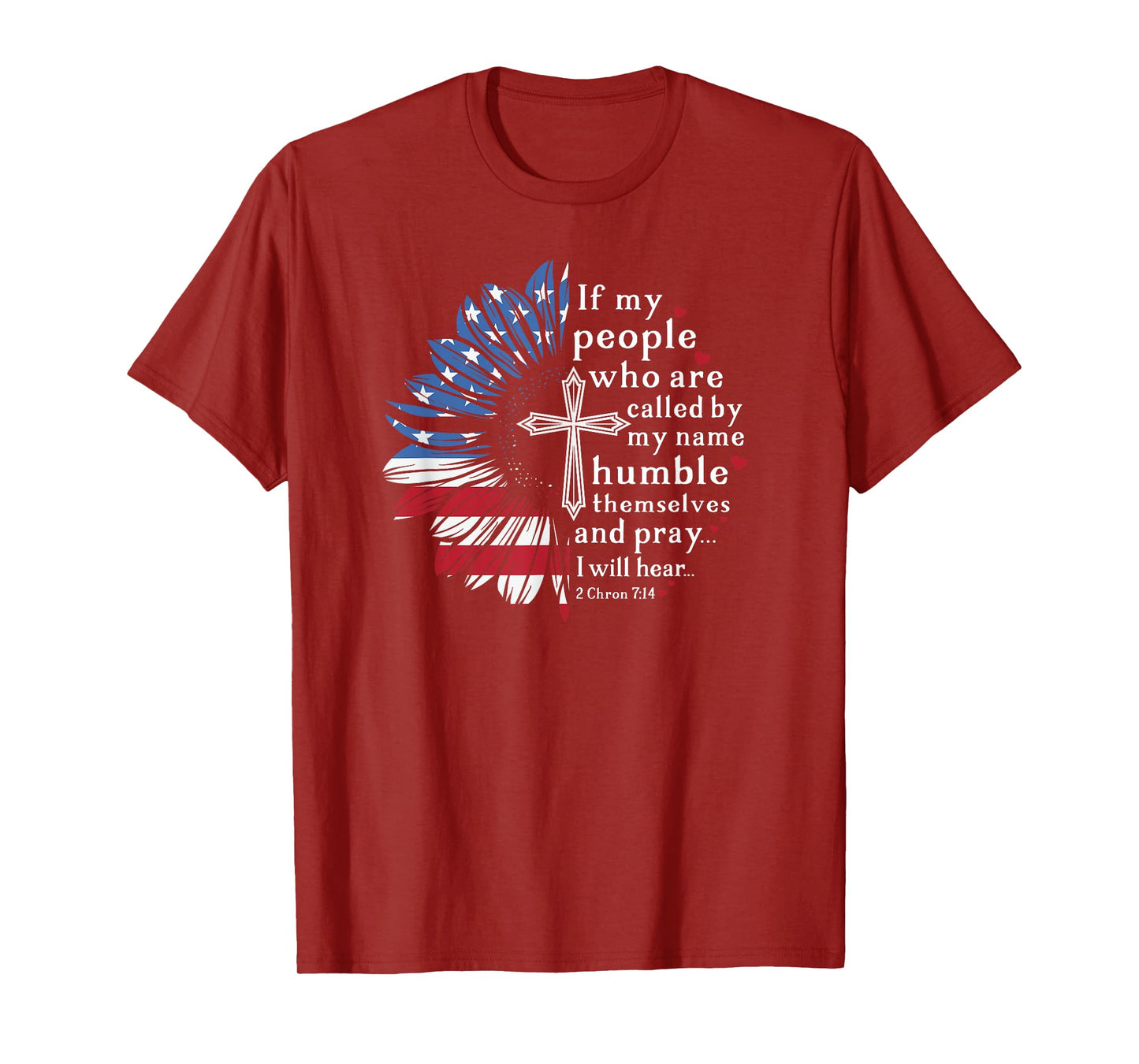 If My People Christian Patriotic Sunflower for Sunflower Fan T-Shirt