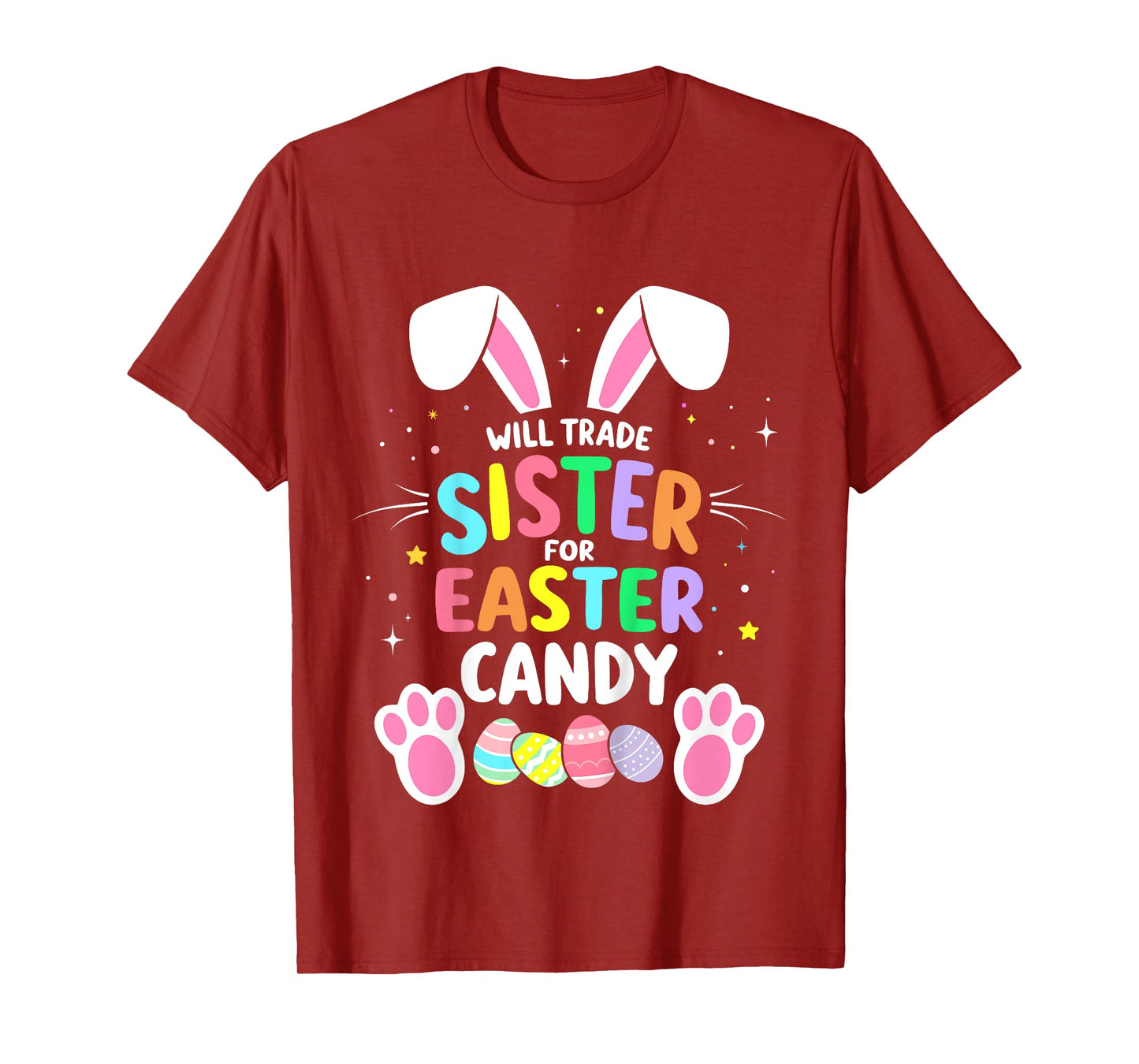 Kids Will trade sister for easter candy funny boys toddler T-Shirt