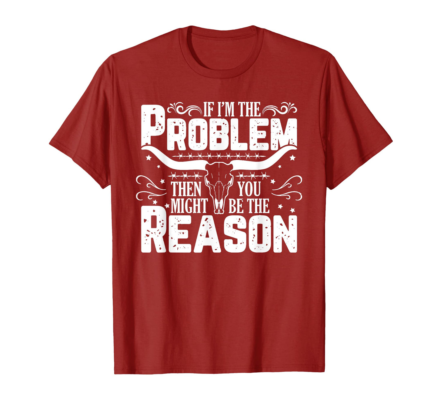 If Problem Vintage Then You Might Be Reason Funny Men T-Shirt