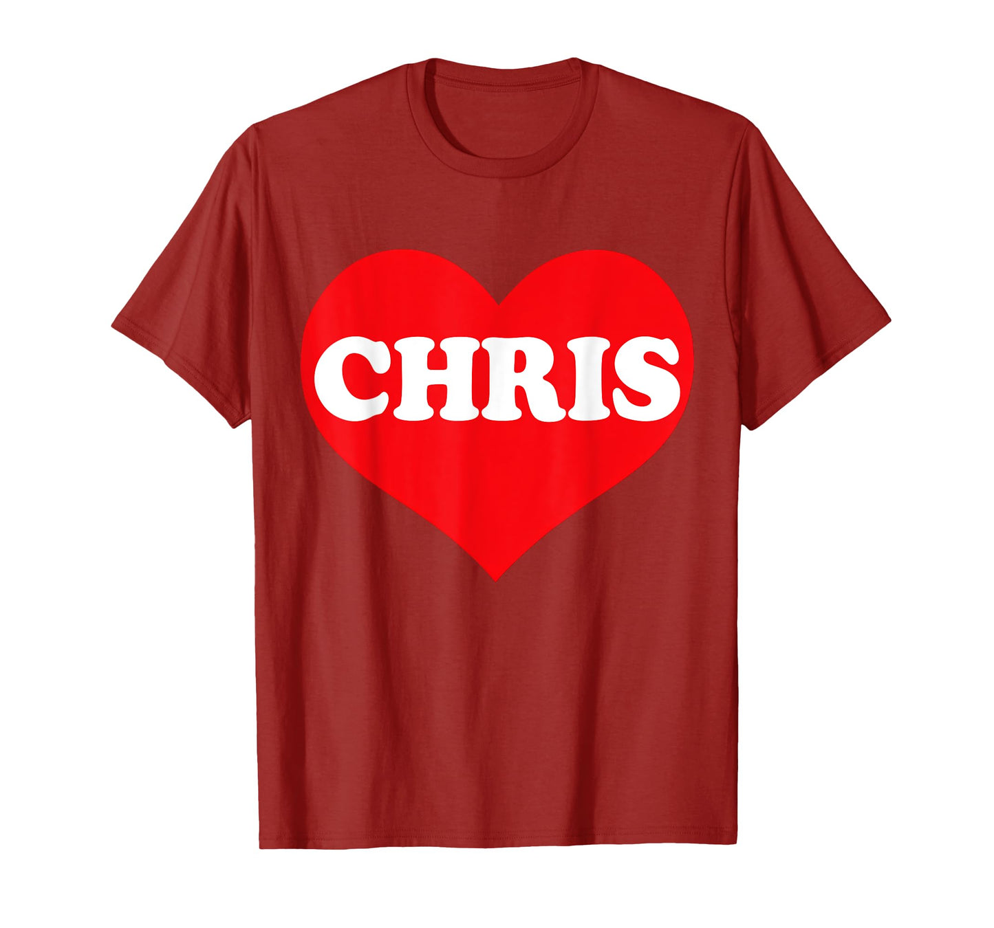 I Heart Chris, I Love Chris Custom T-Shirt