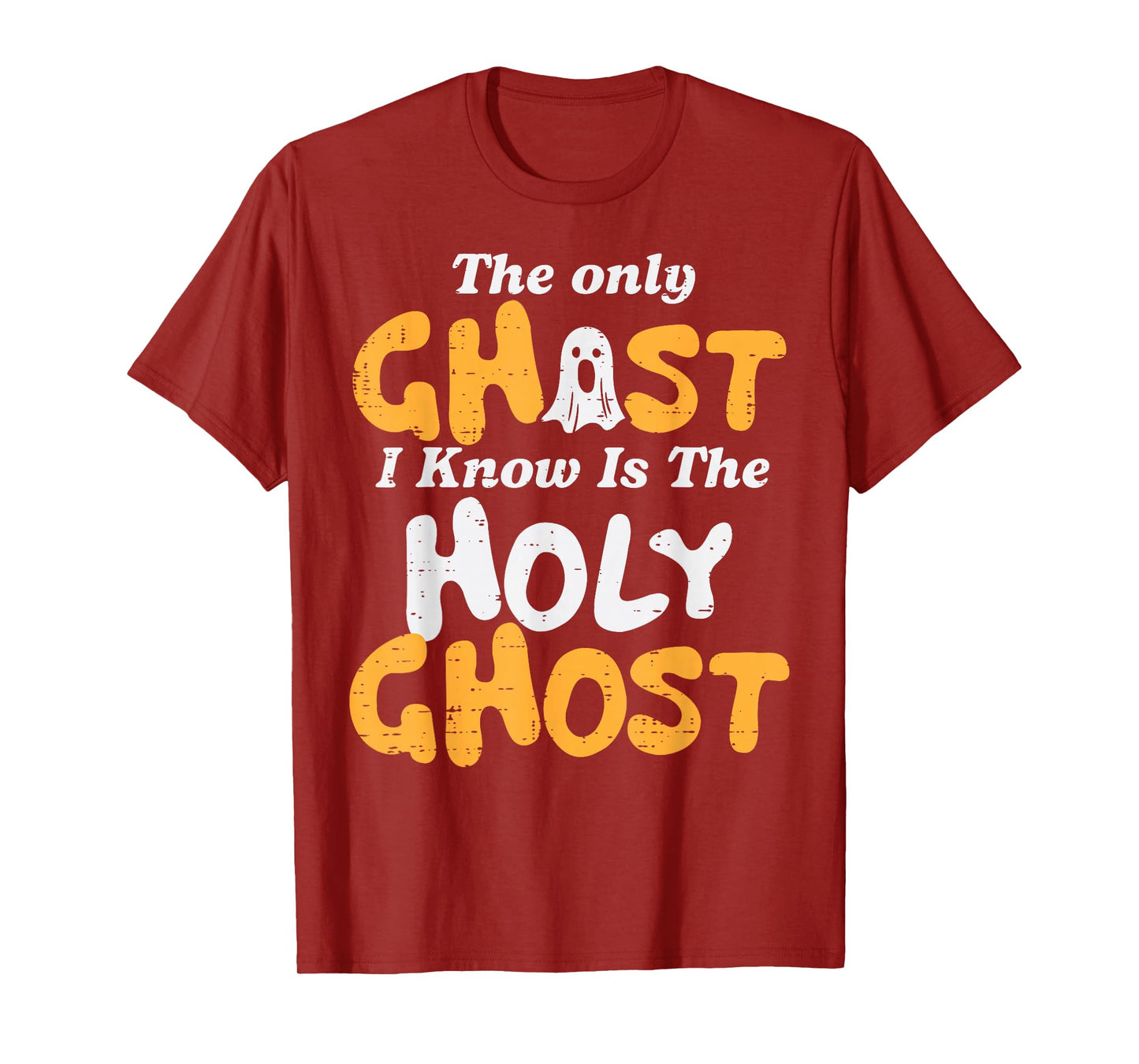 Halloween Ghost I Know Holy Christian Costume Men Women Kids T-Shirt