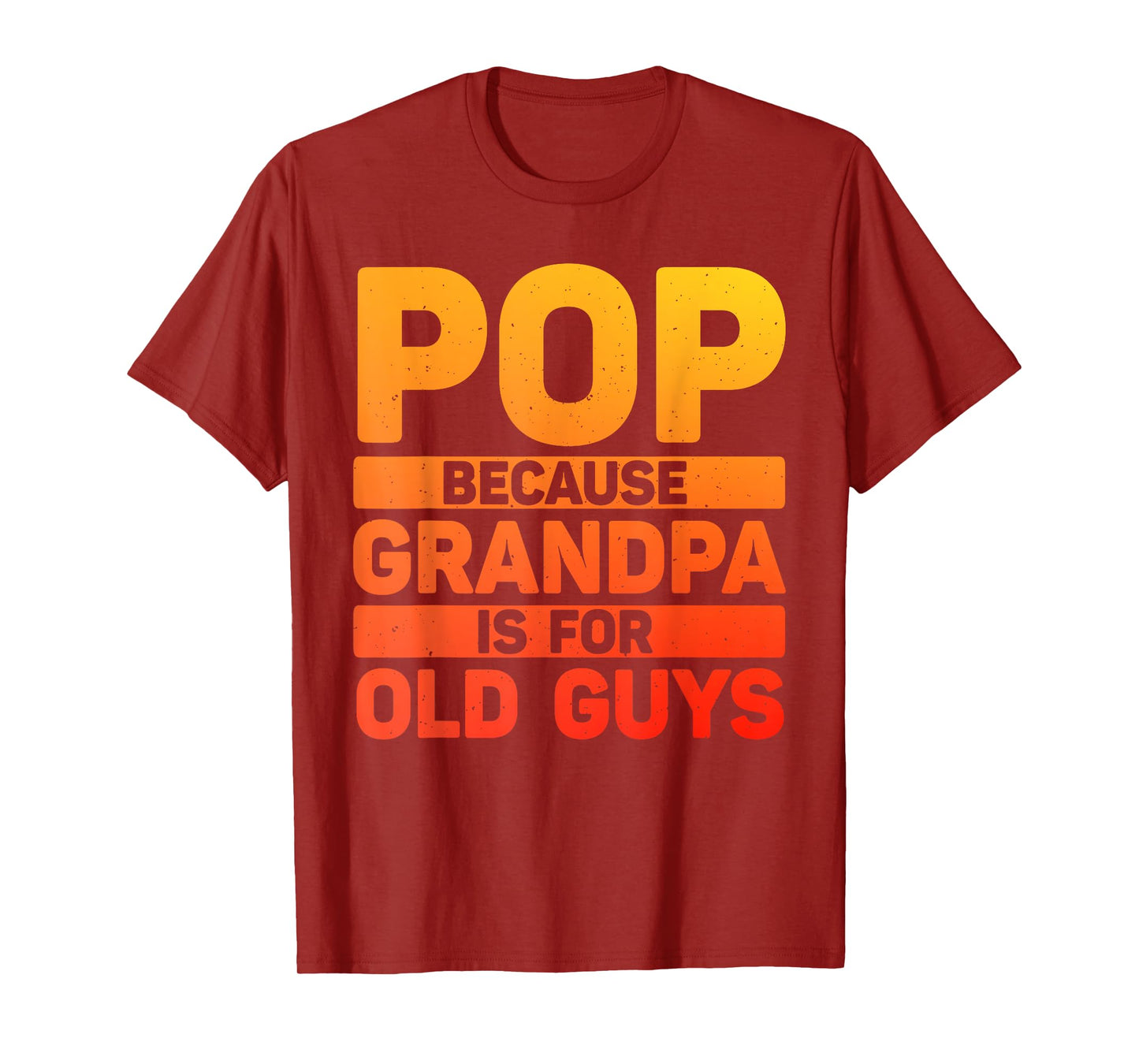 Best Pop Design For Grandpa From Grandkids Father's Day Pop T-Shirt
