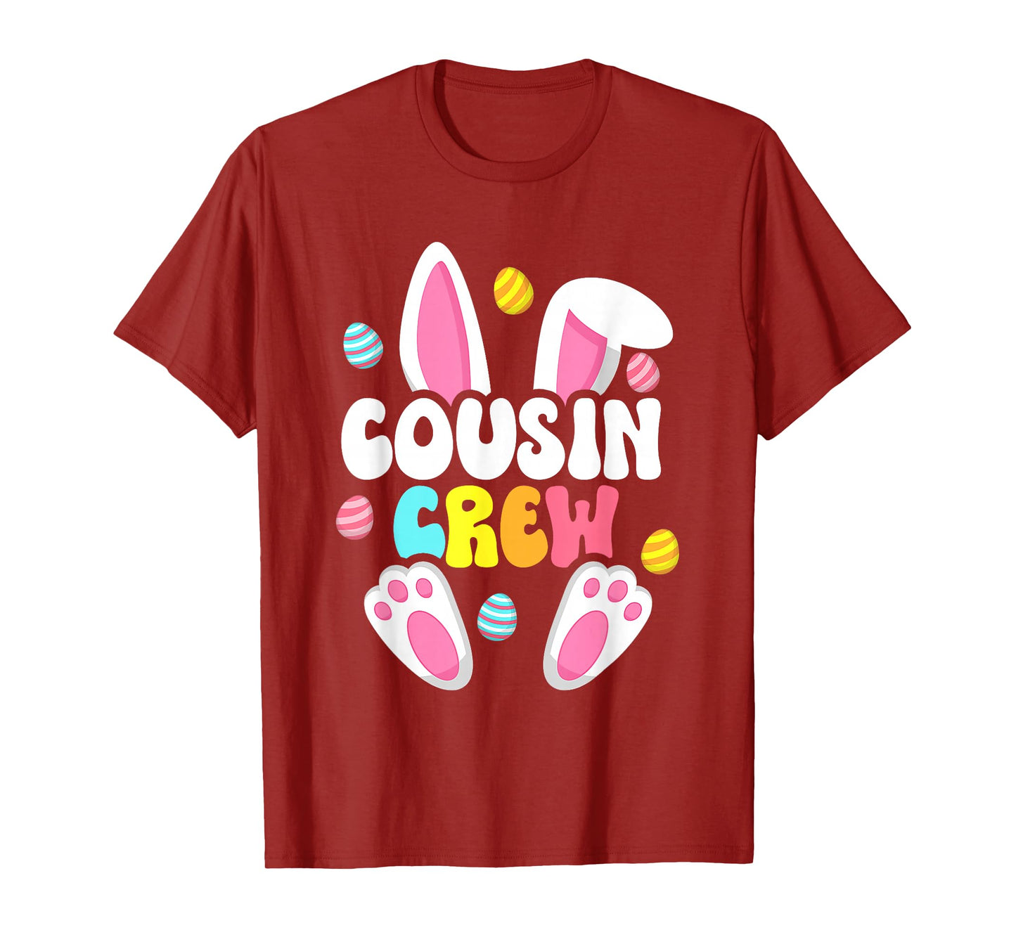 Cousin Crew Family Matching Bunny Easter Day Egg Hunt Group T-Shirt