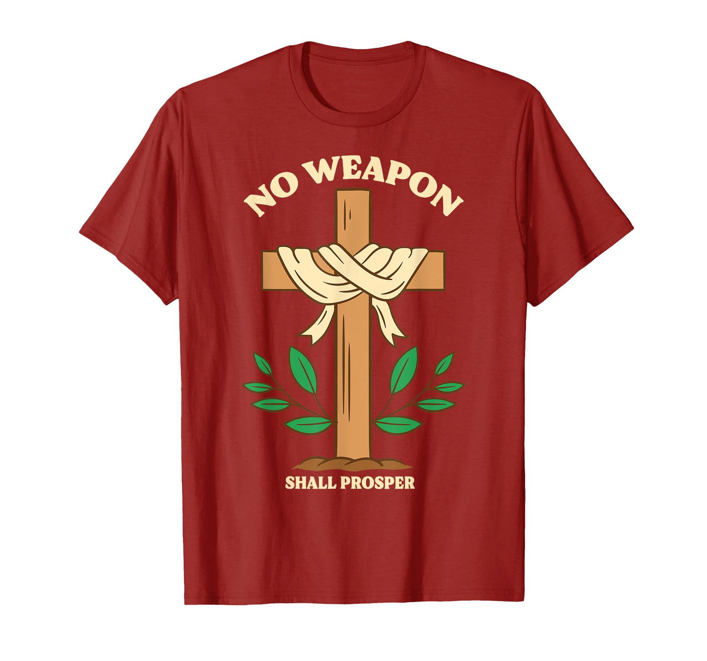 No Weapon - Christian Bible Verse Faith T-Shirt