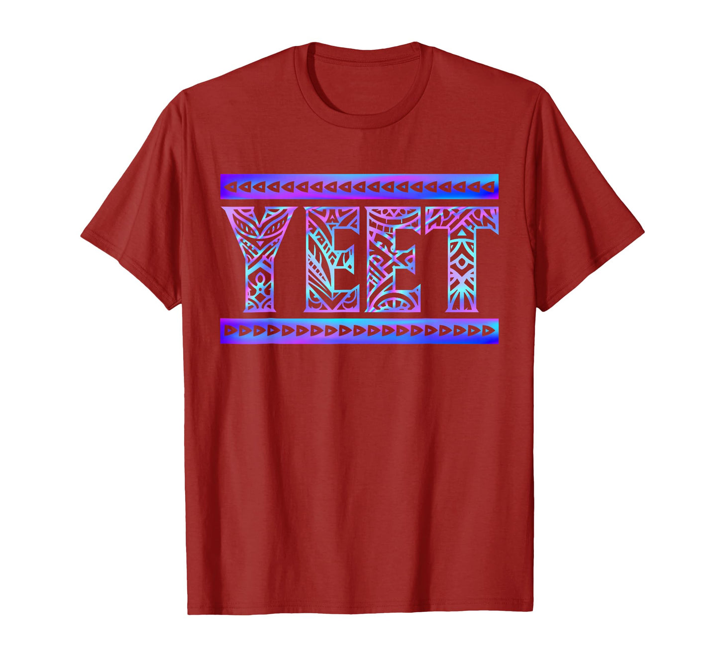 Yeet Tribal Art Funny Quote for Men Boys Kids Women Youth T-Shirt