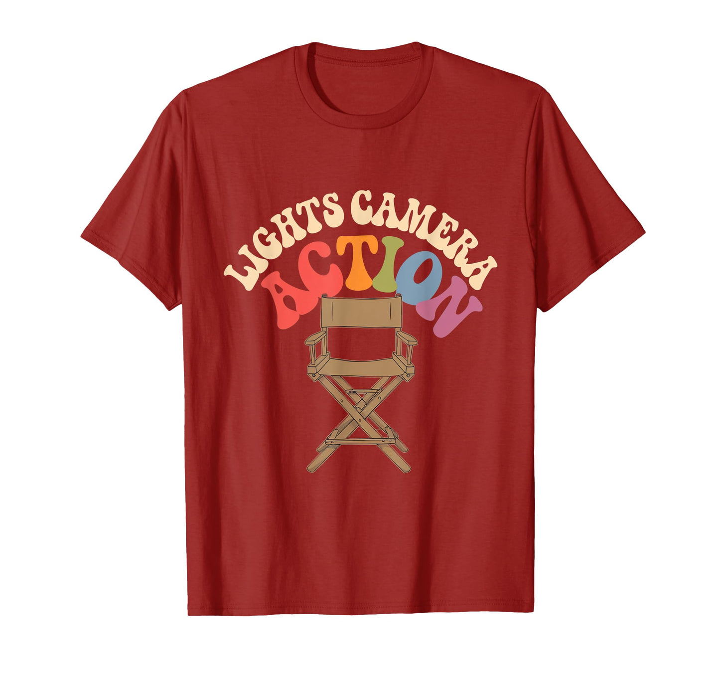Director Film Crew Lights Camera Action Video Producer Quote T-Shirt