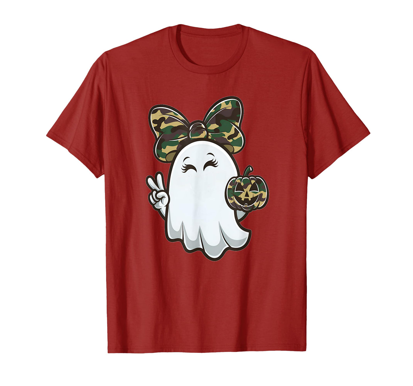 Funny Hello Hunting Season Halloween Camouflage Camo Ghost T-Shirt
