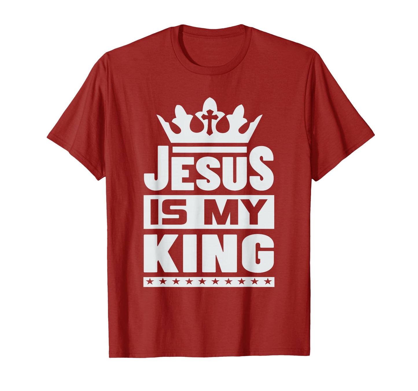 Jesus is My King – Bold Faith and Strength Design T-Shirt
