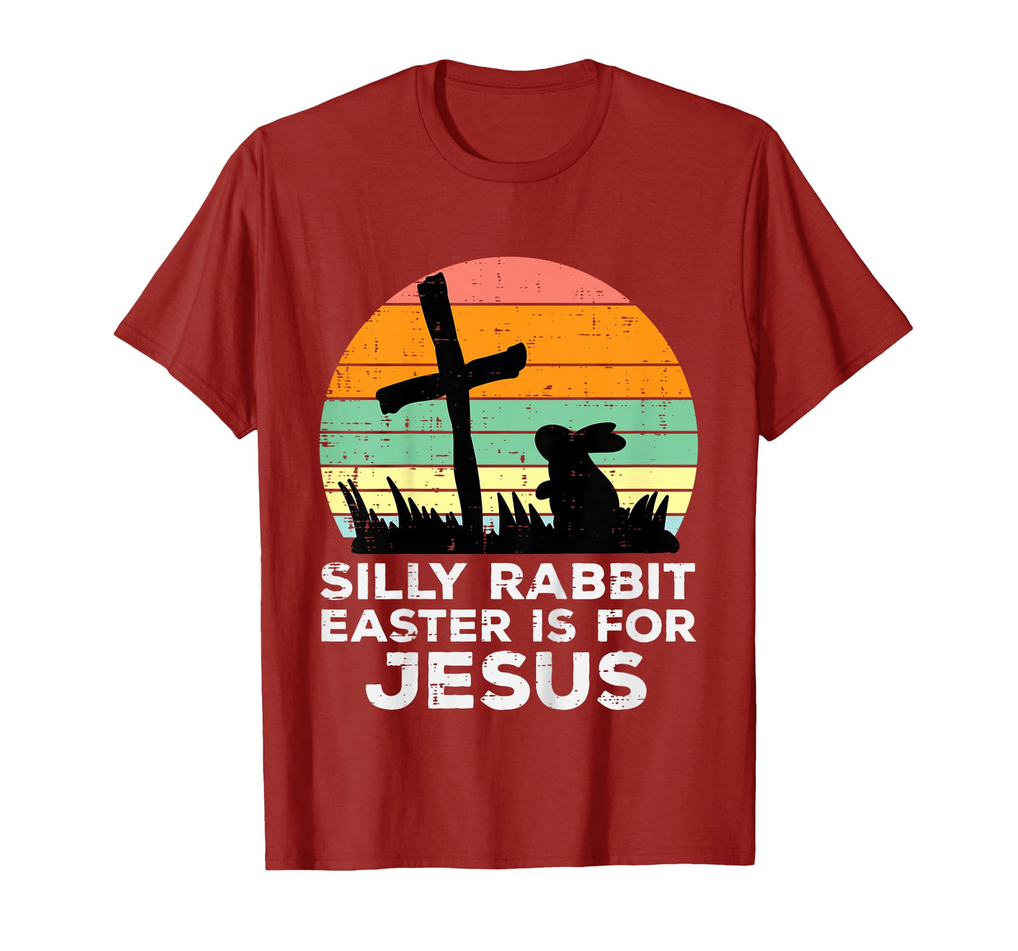 Kids Silly Rabbit Easter Is For Jesus Christians Toddler Kids T-Shirt