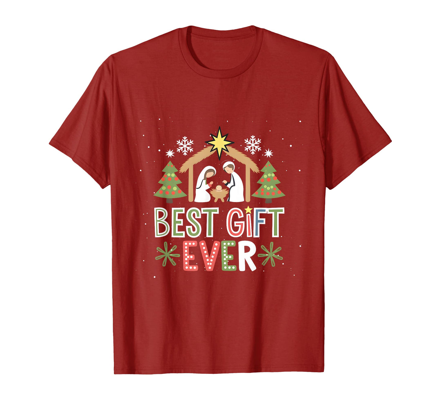 Nativity Christmas Jesus Christian Gifts T-Shirt
