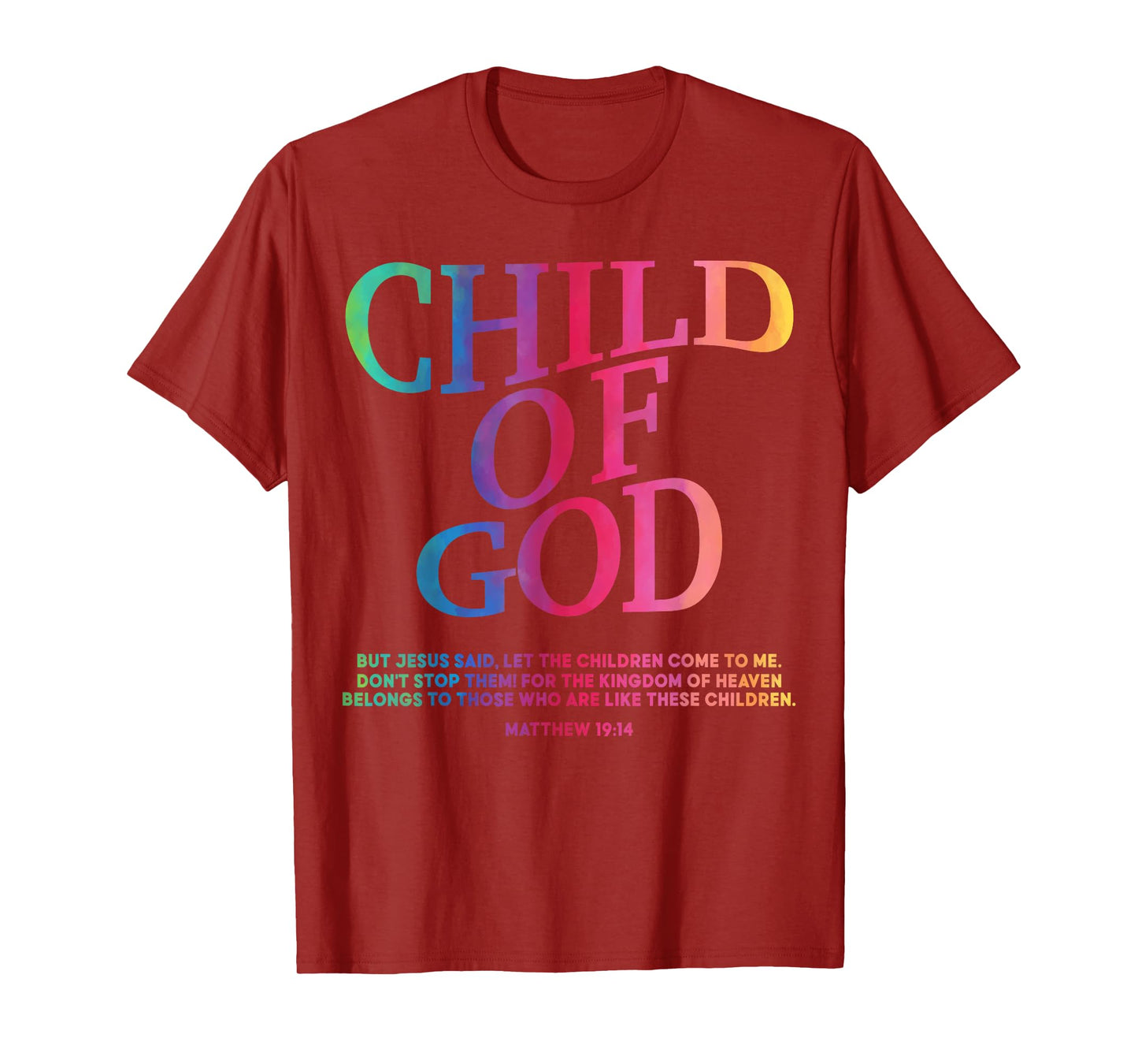 Toddler Boy Child Of God Christian Jesus Son Sister Brother T-Shirt