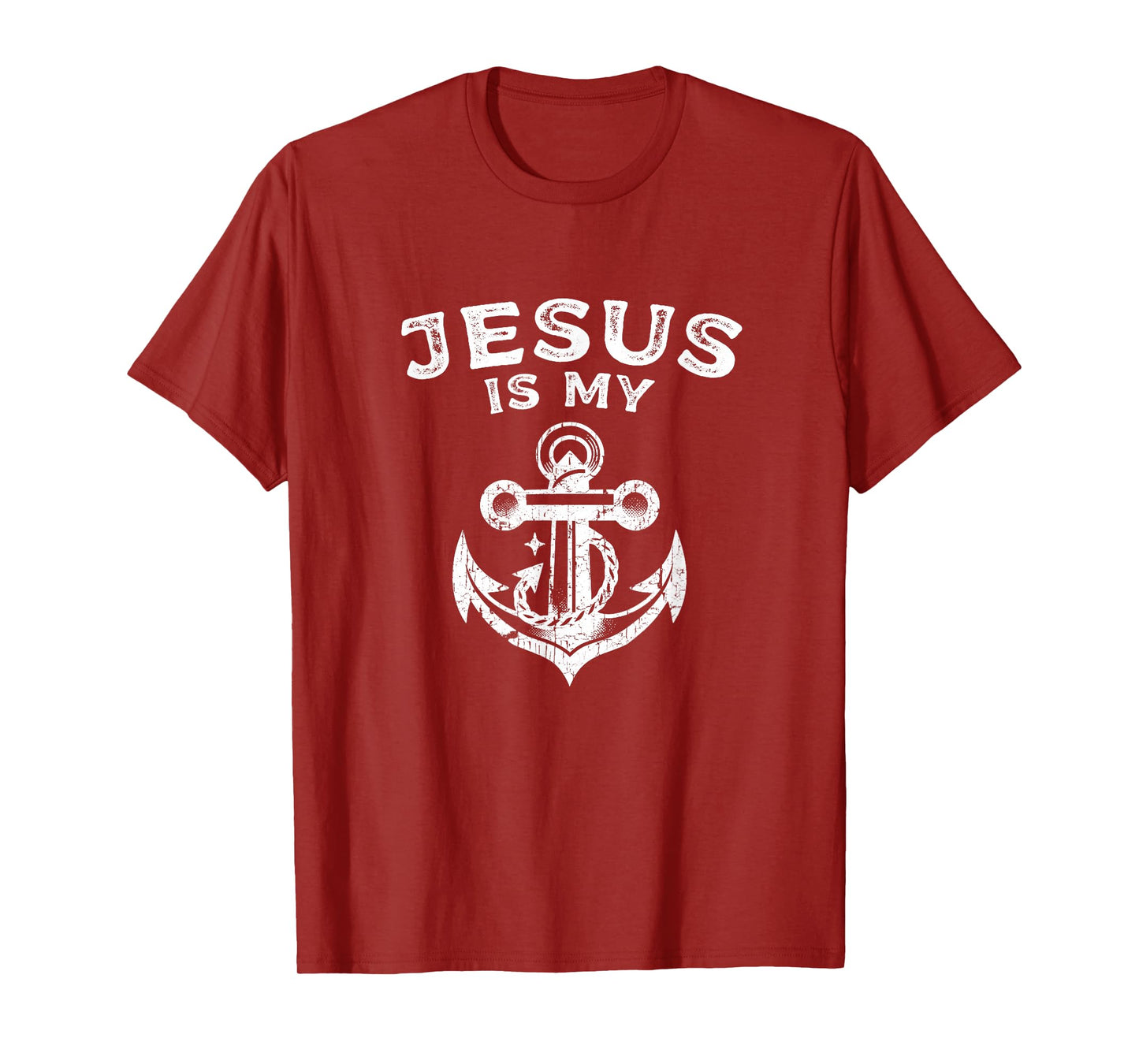 Jesus is My Anchor, Christian Faith-Inspired T-Shirt