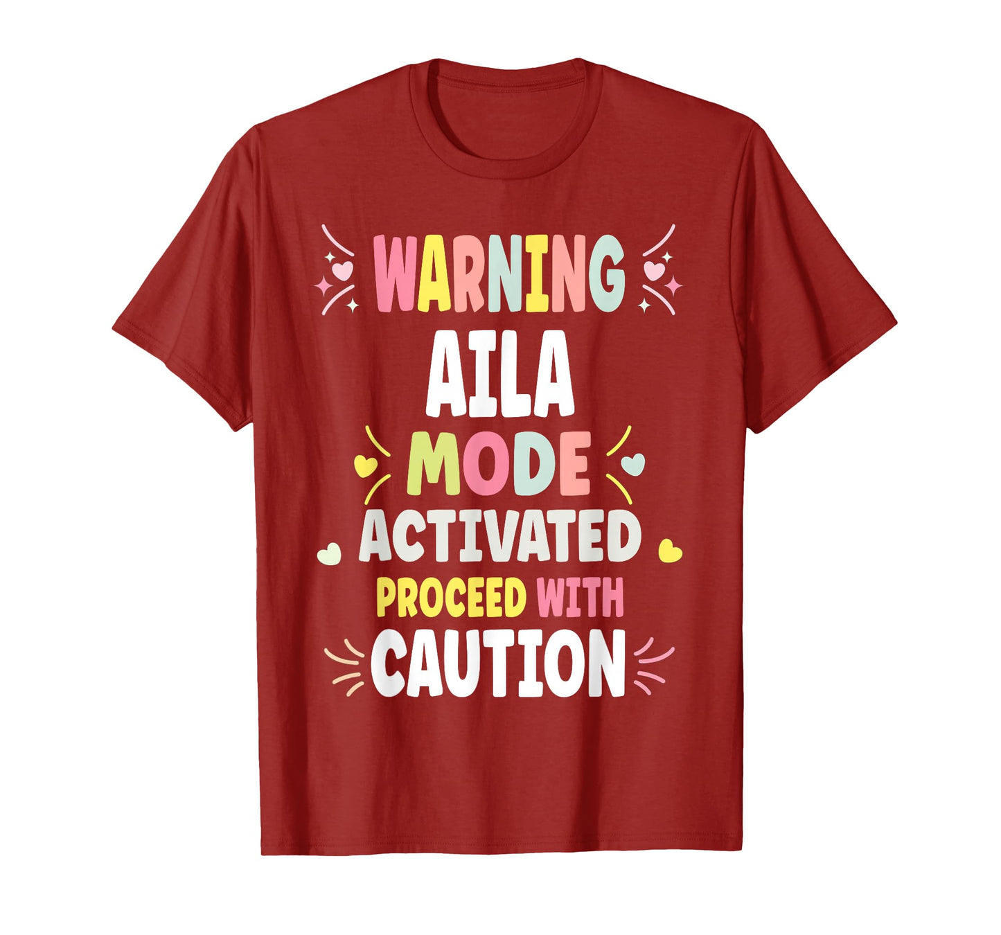 AILA Personalized Women's Gift Custom AILA T-Shirt