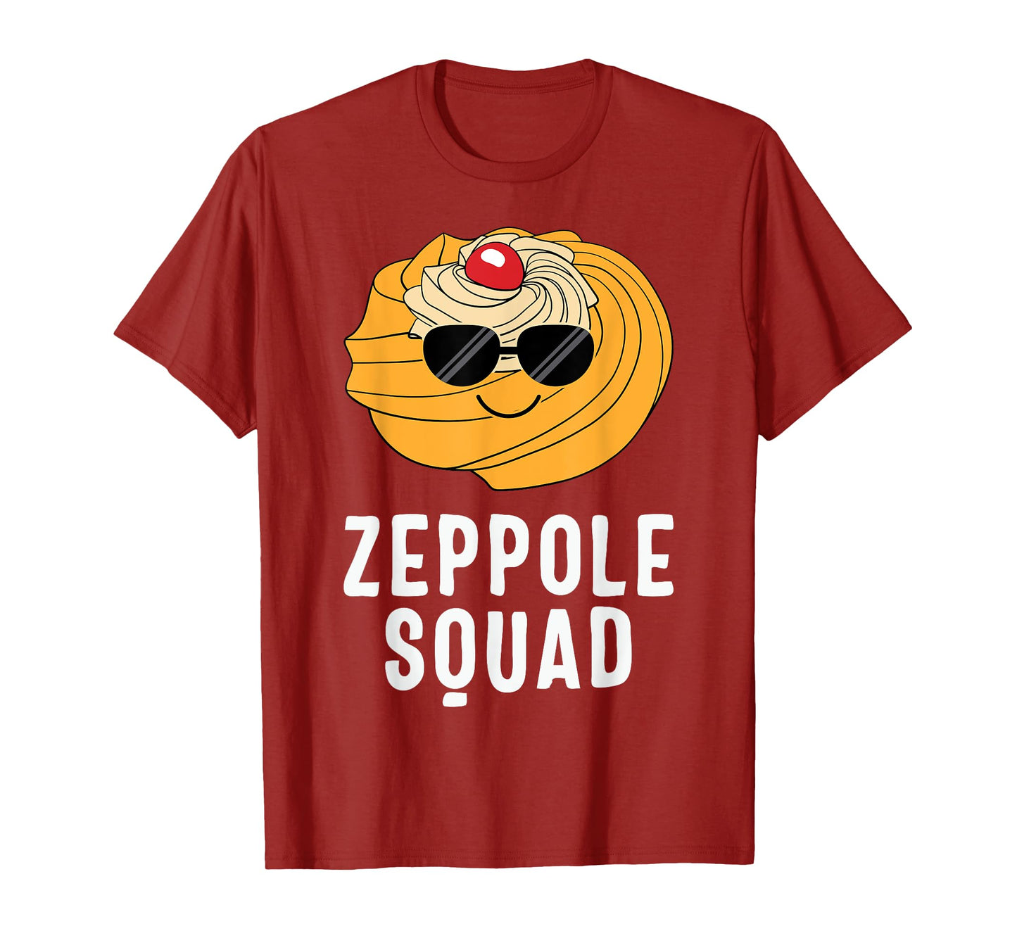 Saint Joseph's Day Zeppole Squad Sunglasses Italian Pastry M T-Shirt