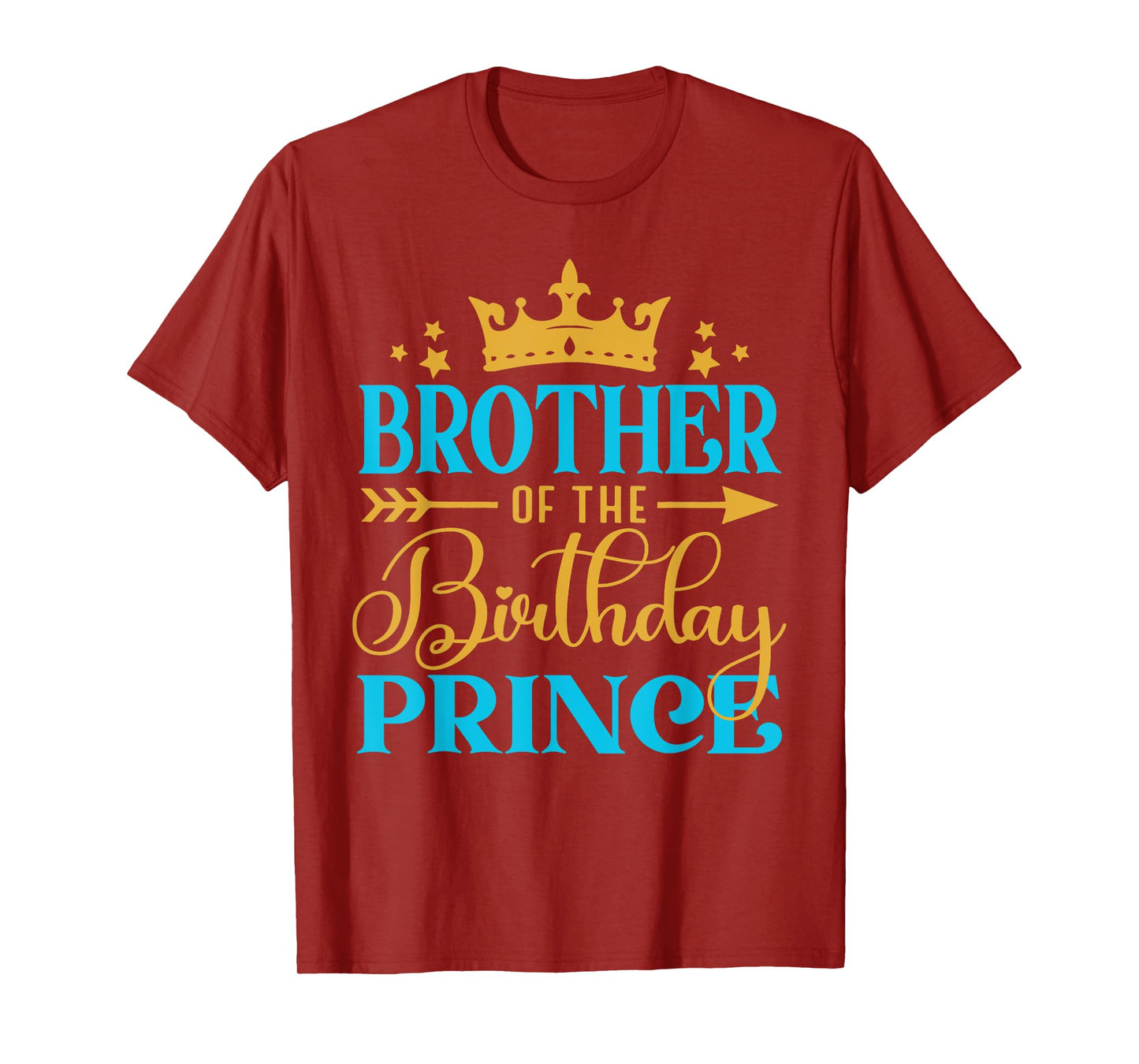 Brother Of The Birthday Prince Boy Bday Party Idea For Him T-Shirt