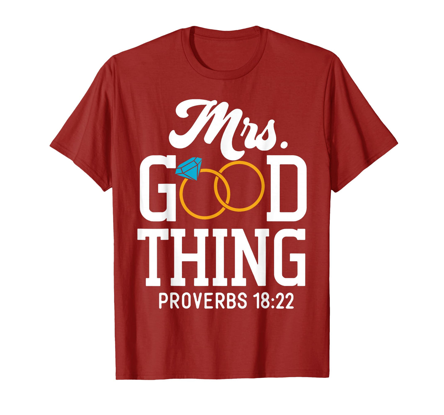 Funny Mrs Good Thing Christian T-Shirt - Unisex-Adults, Black, Small, Short Sleeve, Polycotton, Christian T-Shirt
