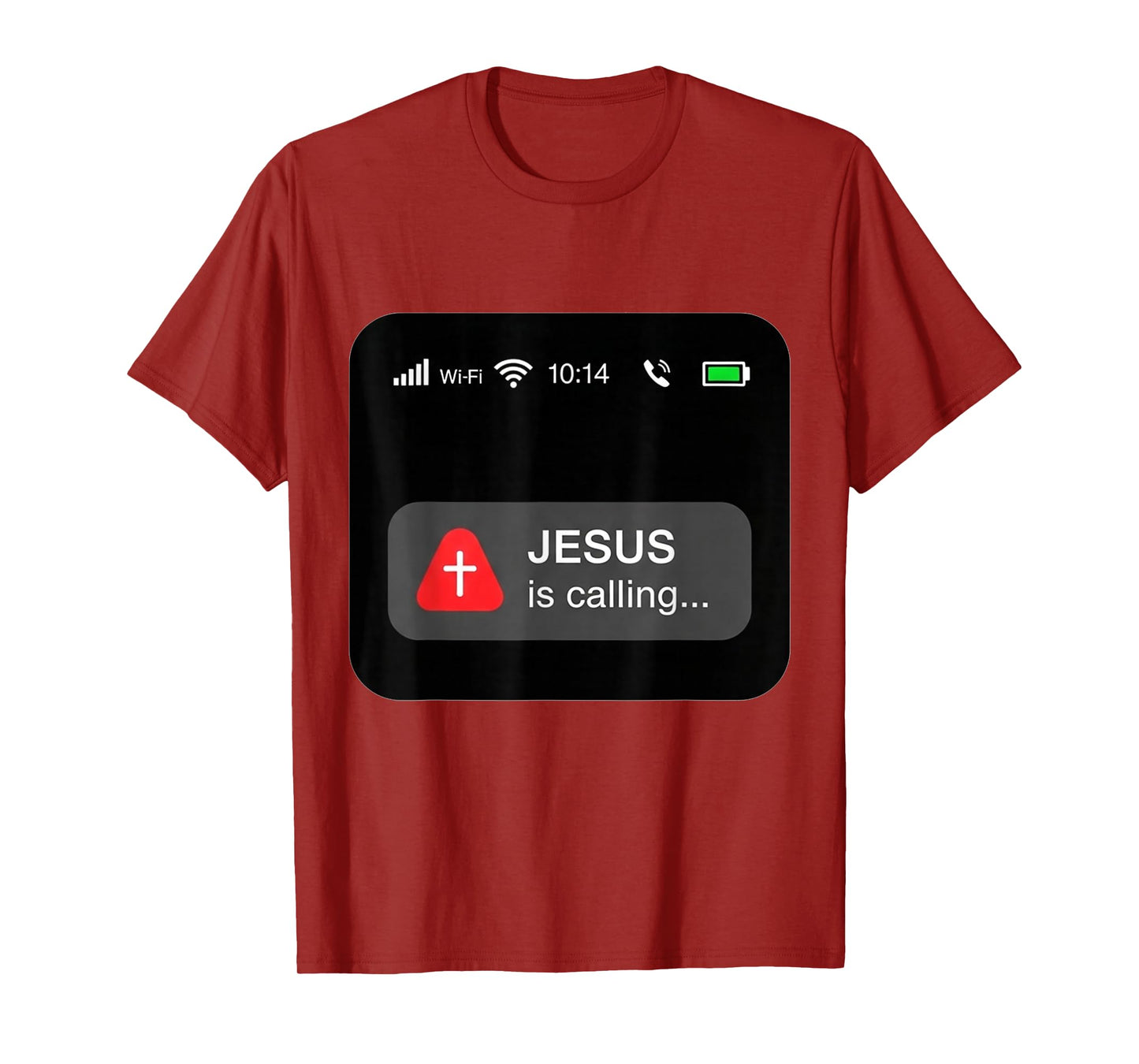 Funny Jesus is Calling Christian Humor Graphic T-Shirt