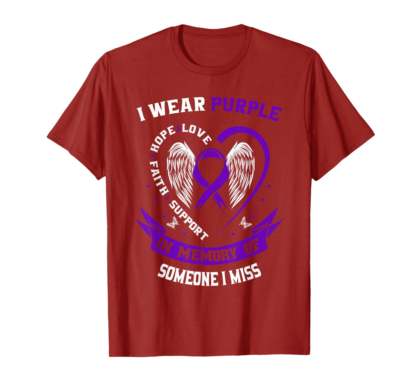 Pancreatic Cancer Awareness Shirt Someone I Miss Memorial T-Shirt