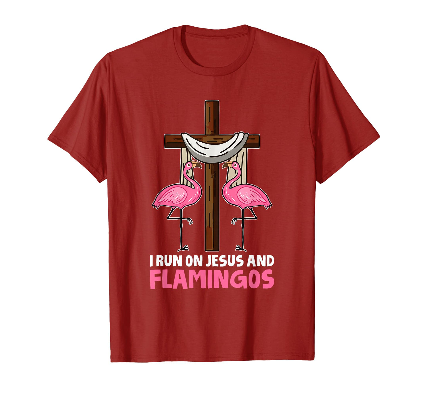 Christianity Cool - Jesus Bible Religion Christian Flamingo T-Shirt