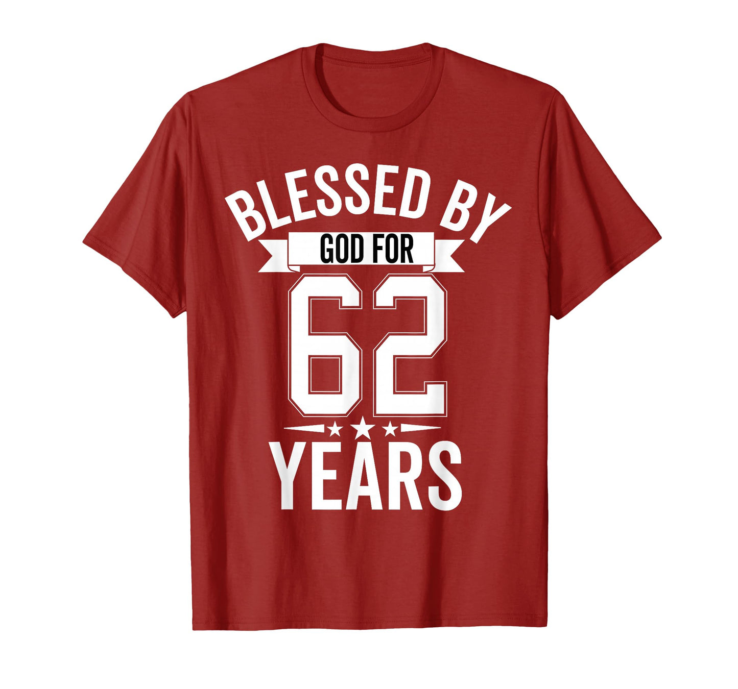 Blessed By God For 62 Years Sixty Two 62th Birthday T-Shirt