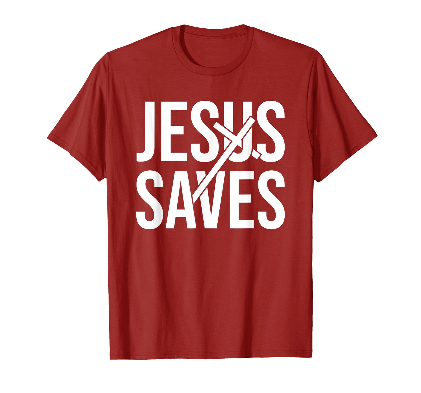Cute Jesus Saves Christian - Inspirational Religious Faith T-Shirt