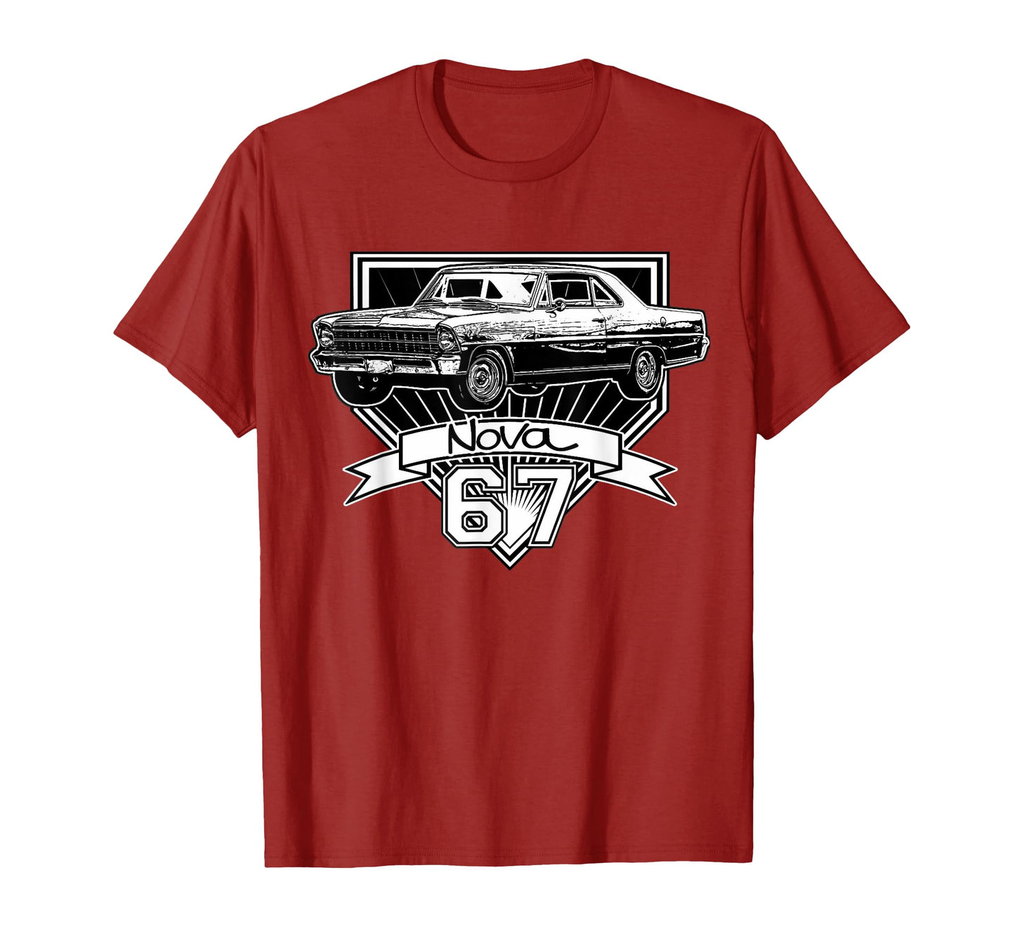 1967 67 Chevys Nova Classic Car Old School Muscle Car T-Shirt